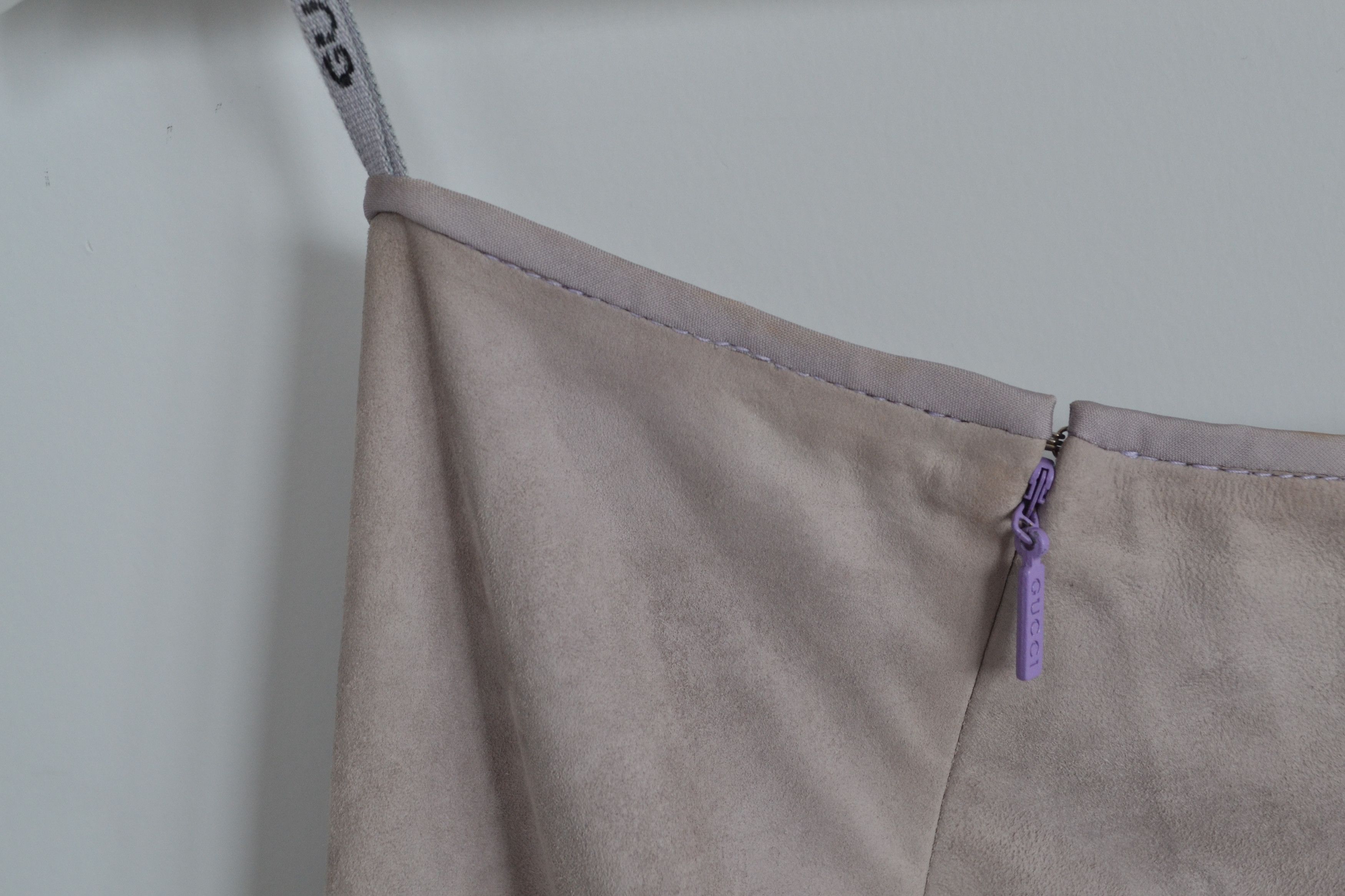 Gucci GUCCI Skirt Leather Vintage Runway Archive TOM FORD Sz 38 Size 26" / US 2 / IT 38 - 8 Thumbnail