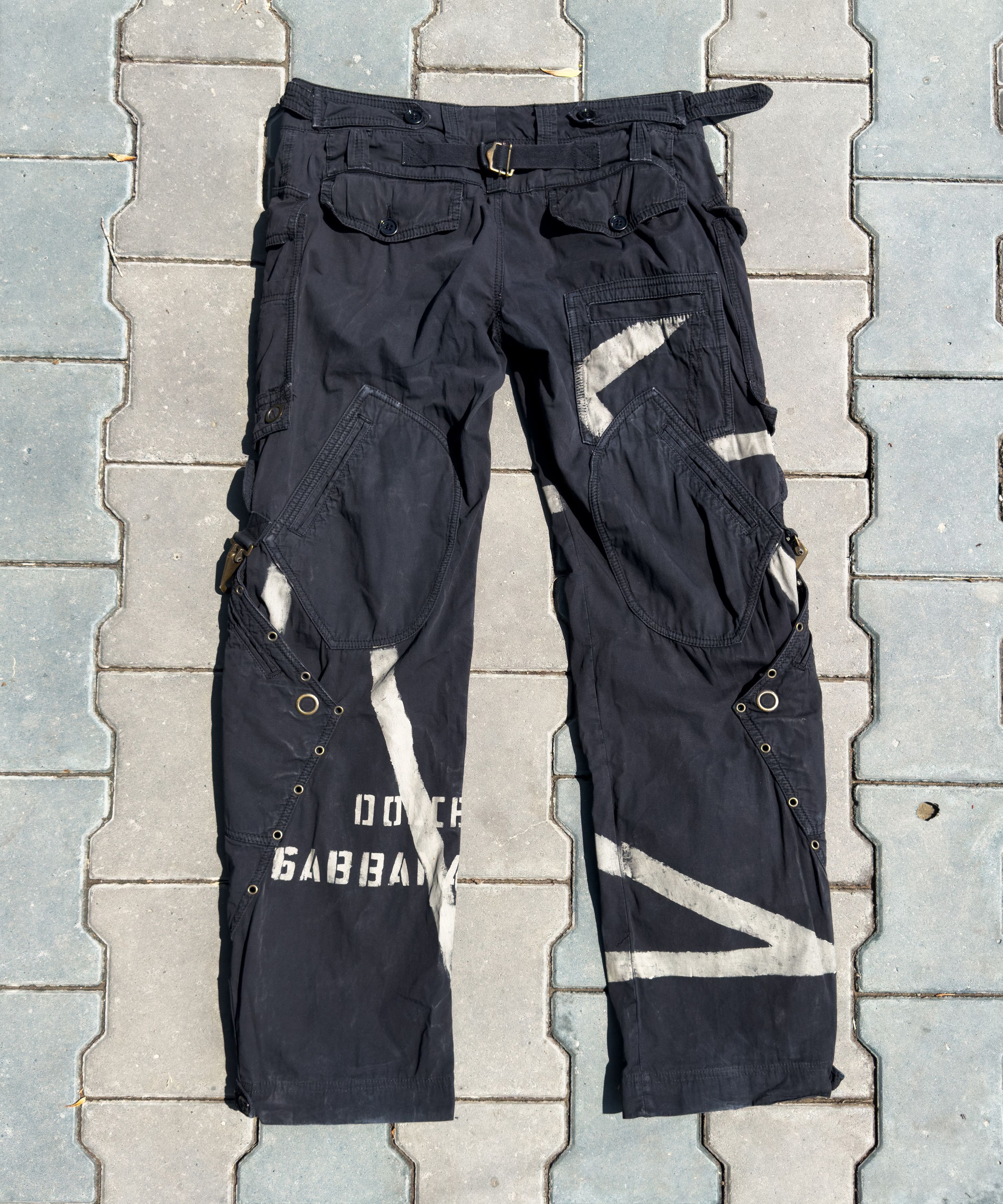 Dolce & Gabbana DOLCE GABBANA Cargo Pants Trousers D&G 2004 Bondage Size US 28 / EU 44 - 3 Thumbnail