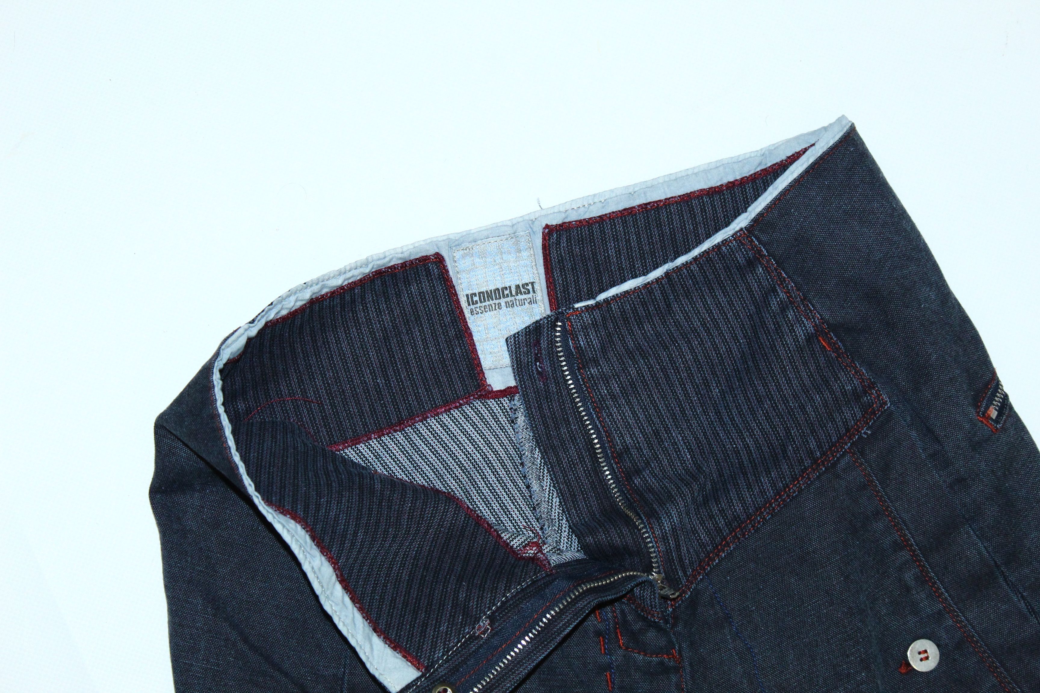 Marithe + Francois Girbaud 🔥 ICONOCLAST steampunk design hickory denim pencil skirt Size 25" / US 0 / IT 36 - 5 Thumbnail