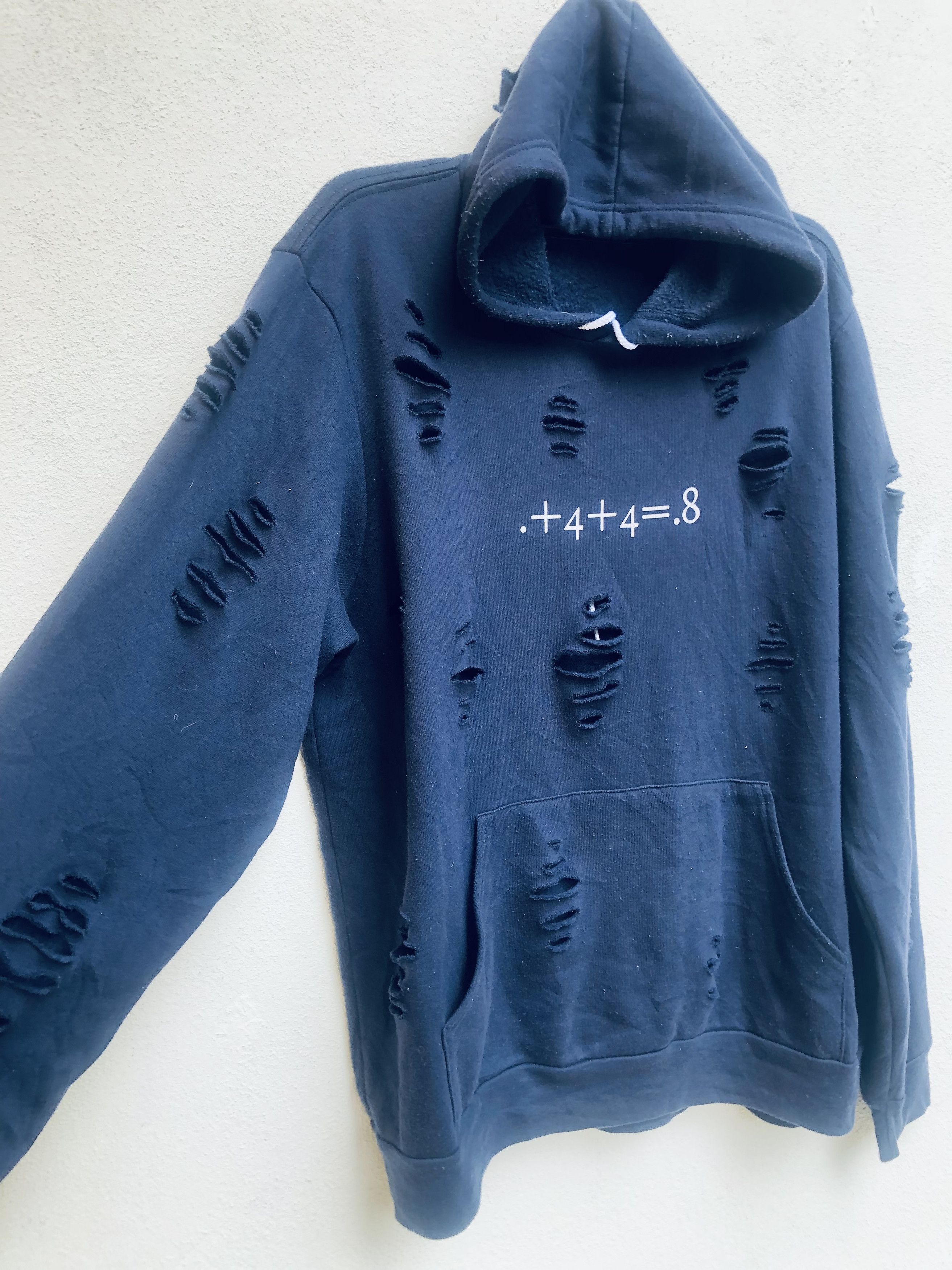 Japanese Brand × Vintage Vintage Distressed Japanese Designer Fashion Style Hoodie Size US XL / EU 56 / 4 - 5 Thumbnail