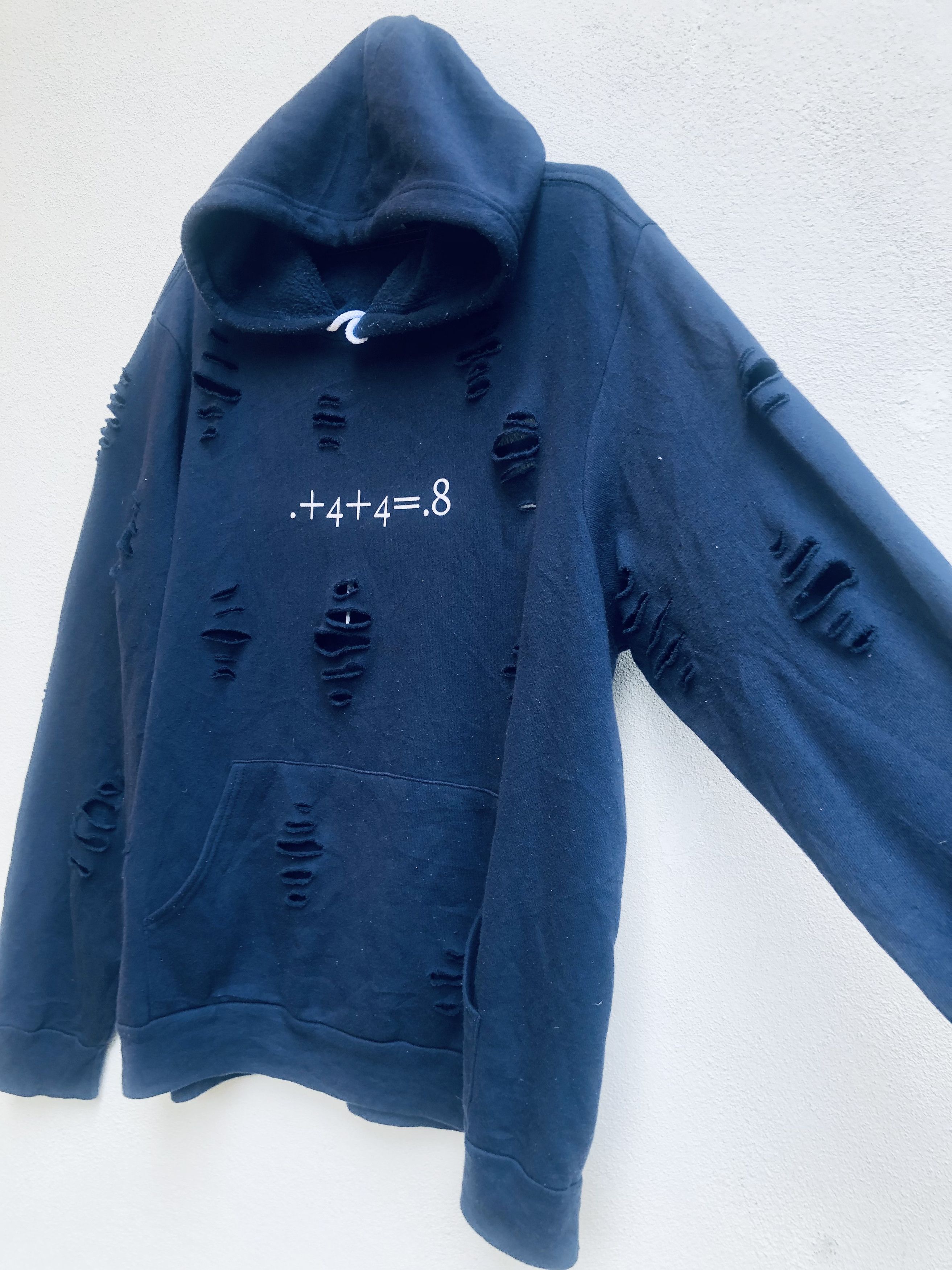 Japanese Brand × Vintage Vintage Distressed Japanese Designer Fashion Style Hoodie Size US XL / EU 56 / 4 - 6 Thumbnail