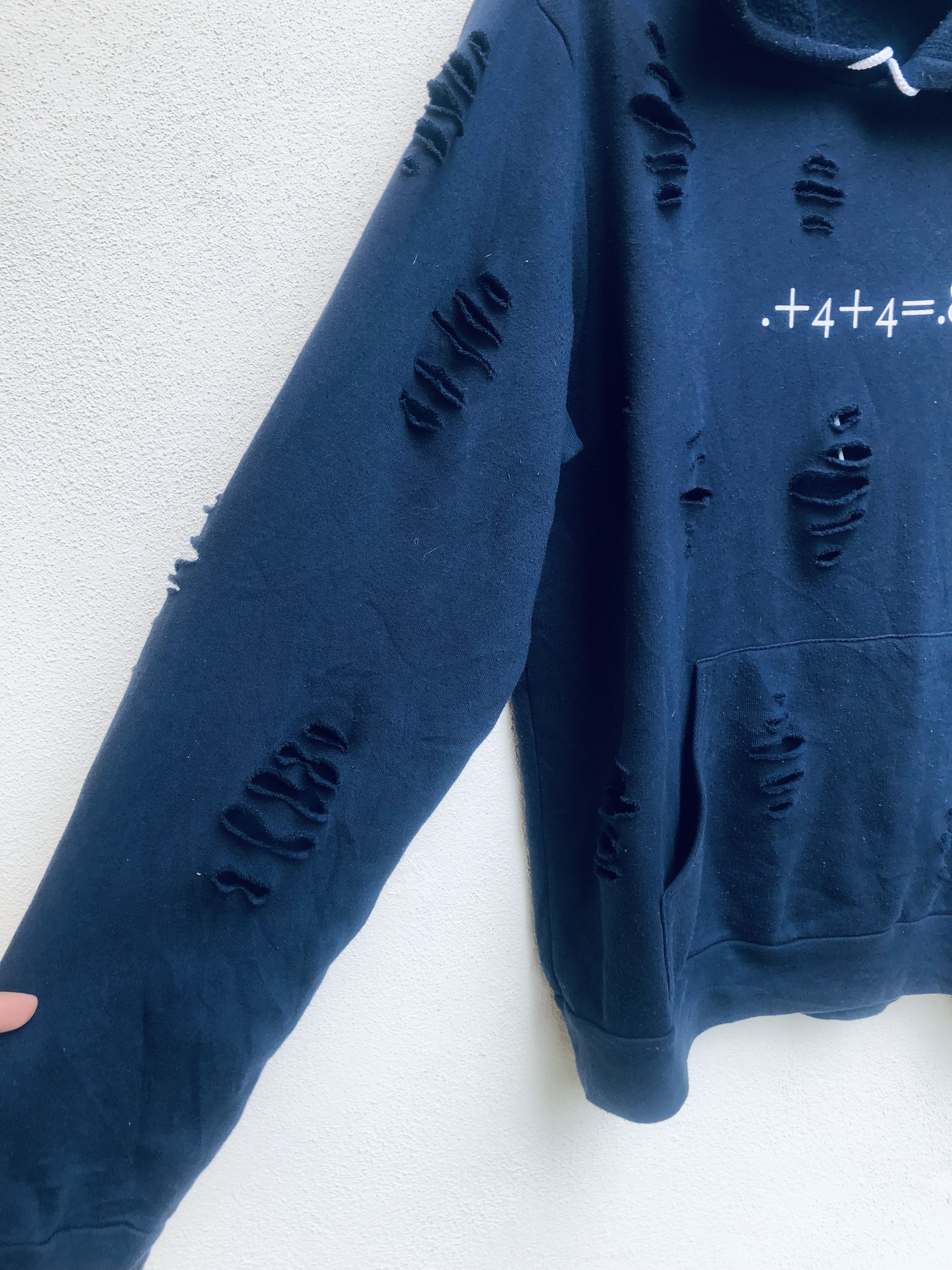 Japanese Brand × Vintage Vintage Distressed Japanese Designer Fashion Style Hoodie Size US XL / EU 56 / 4 - 7 Thumbnail