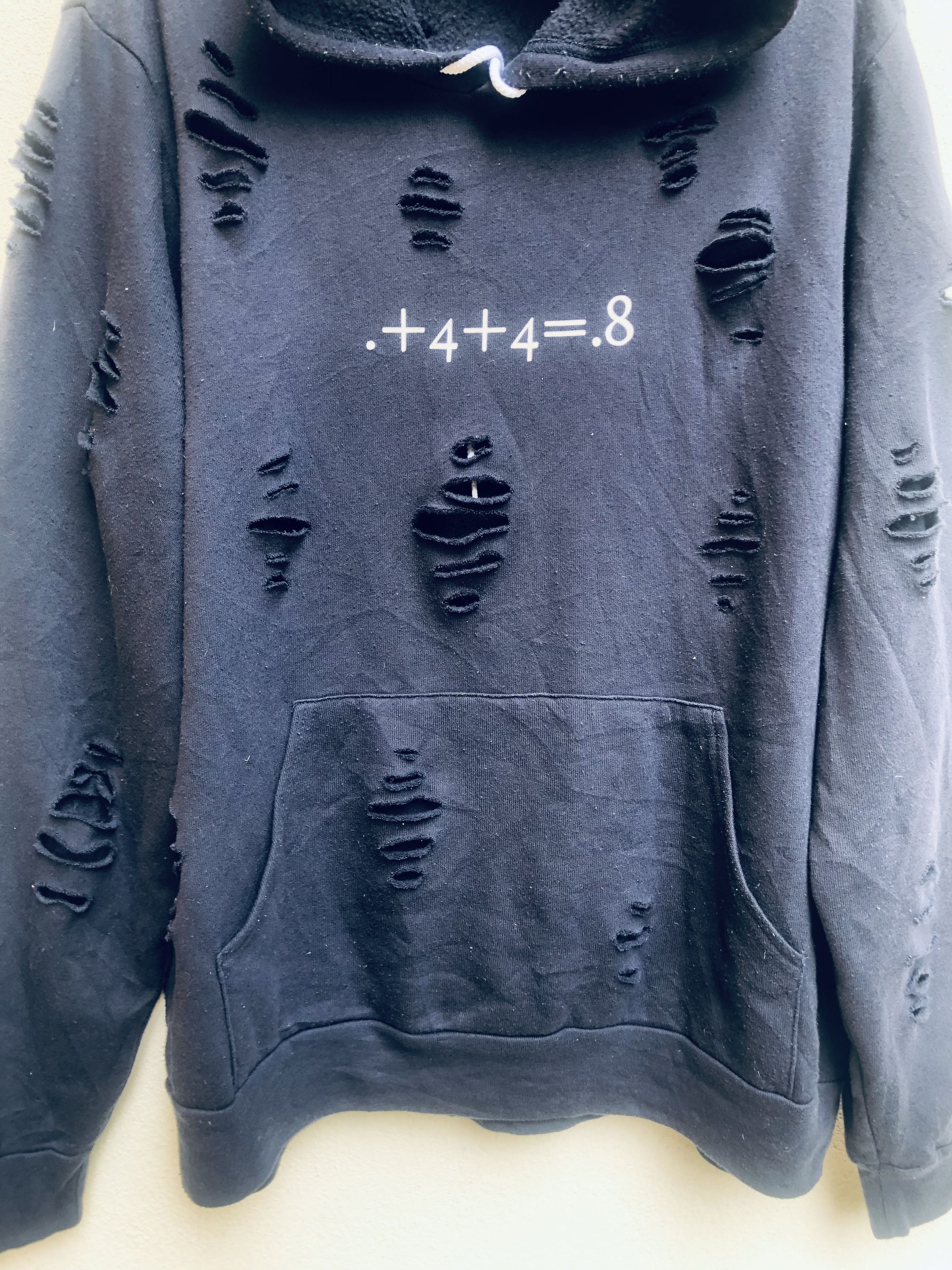 Japanese Brand × Vintage Vintage Distressed Japanese Designer Fashion Style Hoodie Size US XL / EU 56 / 4 - 4 Thumbnail