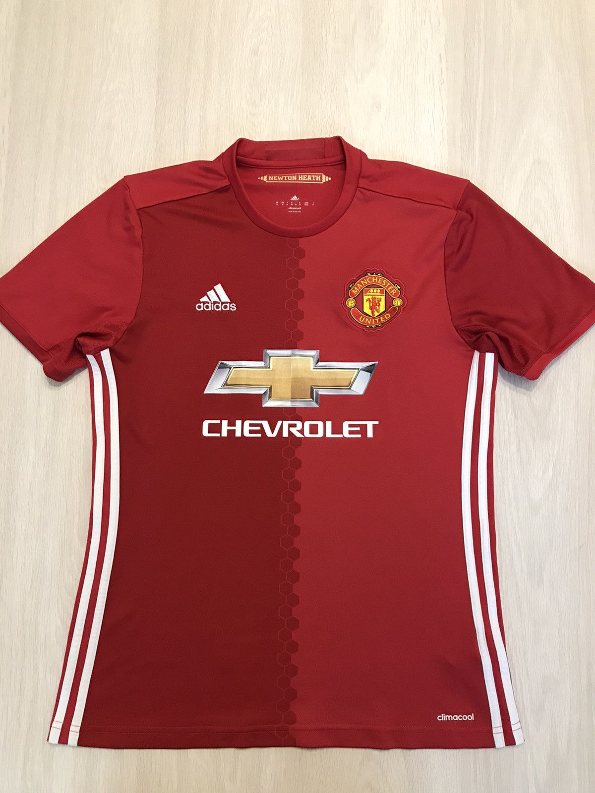 Adidas Adidas Manchester United Soccer Jersey M Size RED Chevrolet Size US M / EU 48-50 / 2 - 1 Thumbnail