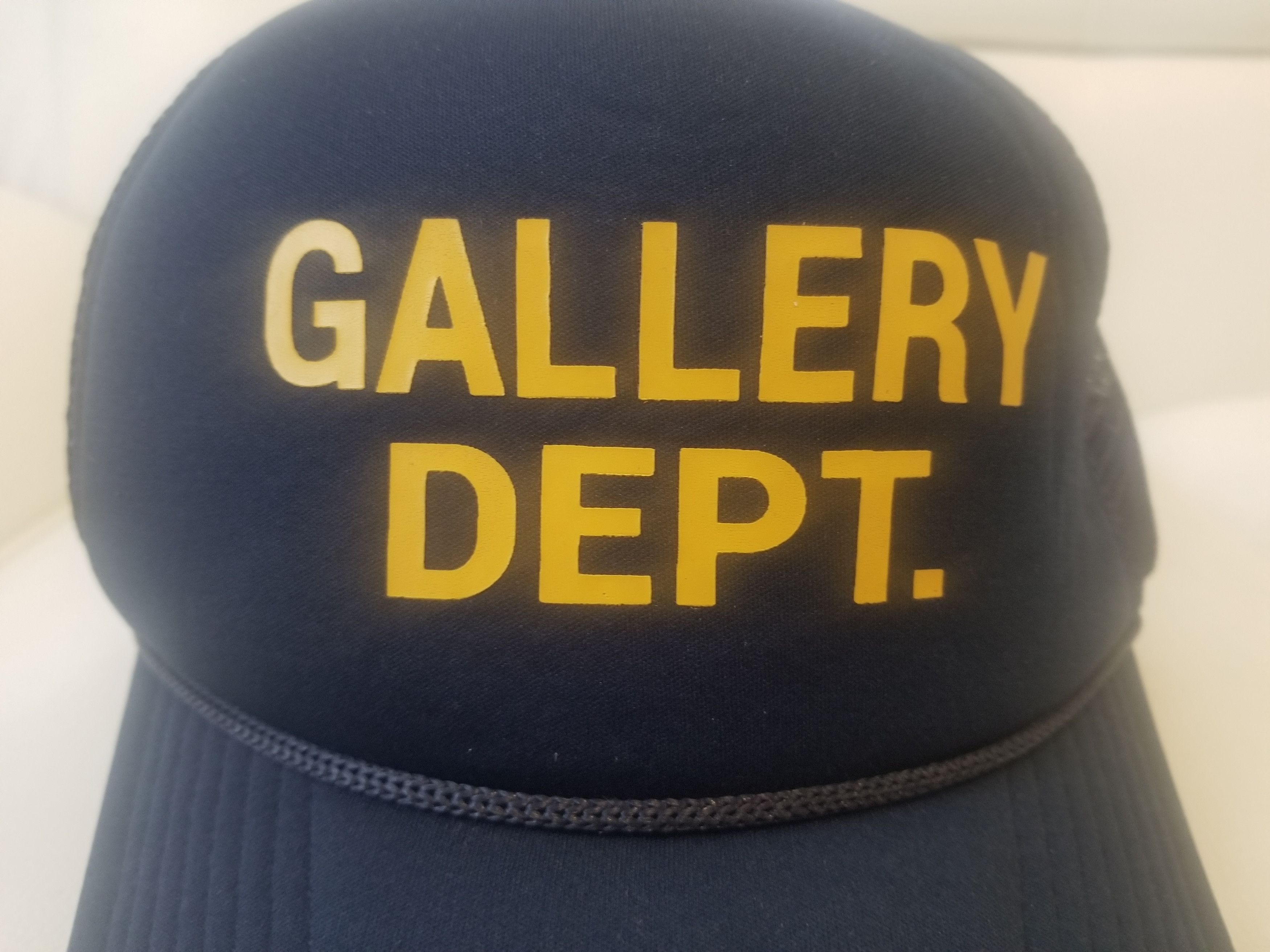 Gallery Dept. Gallery department navy blue/yellow trucker hat Size ONE SIZE - 2 Thumbnail