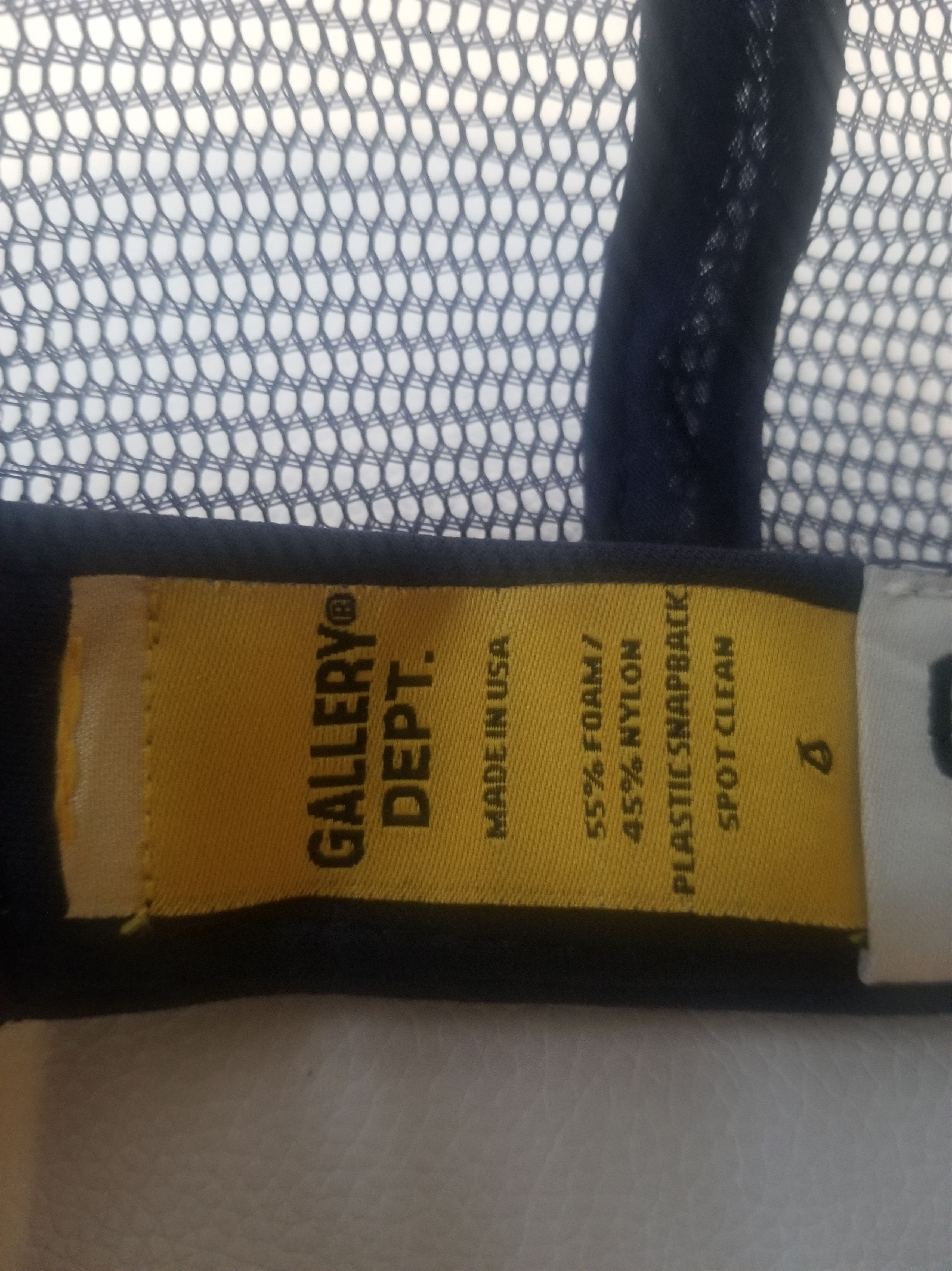 Gallery Dept. Gallery department navy blue/yellow trucker hat Size ONE SIZE - 6 Thumbnail