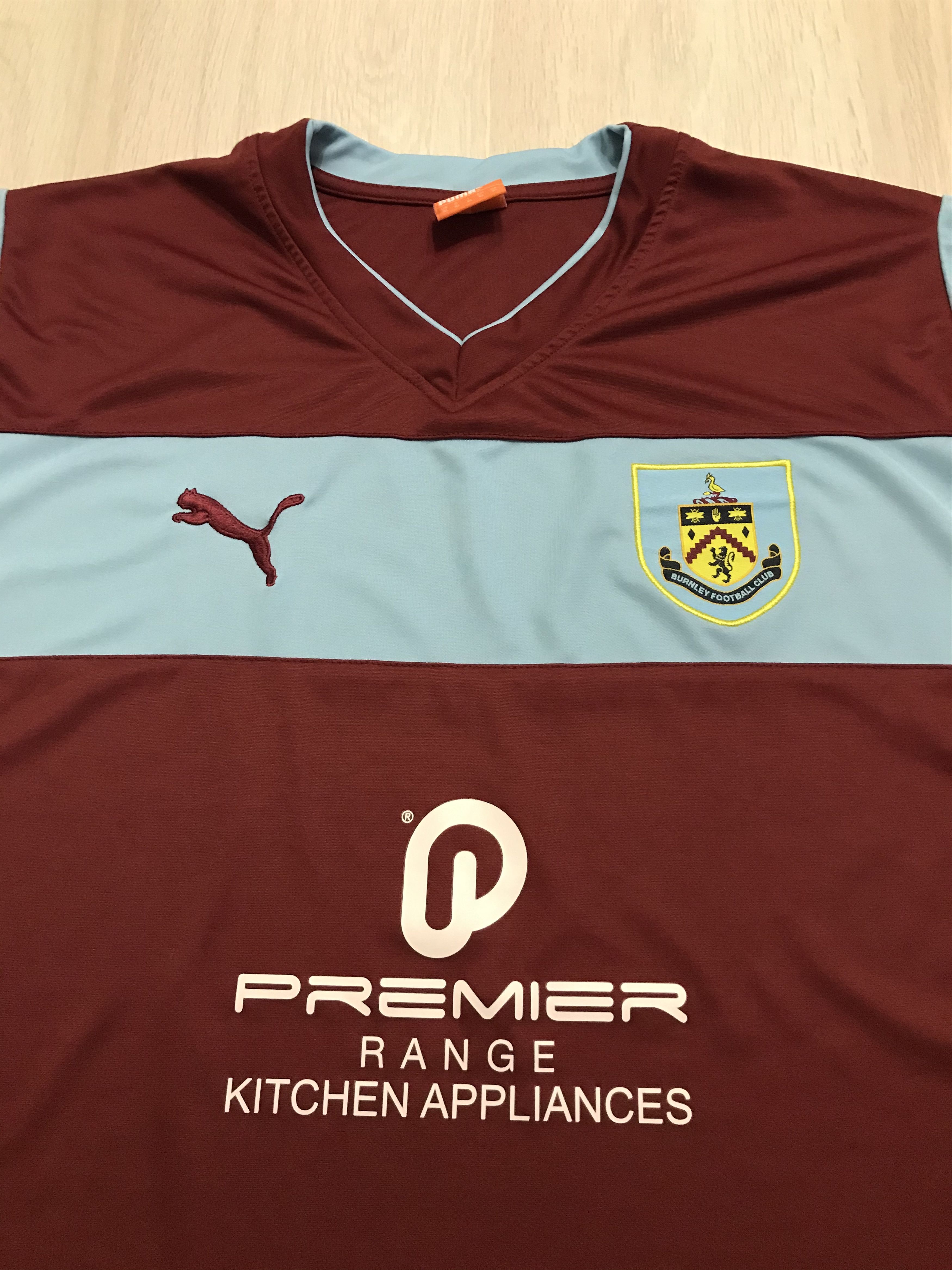 Puma Burnley 2014 2015 Puma Home Jersey Soccer L Size US L / EU 52-54 / 3 - 2 Thumbnail