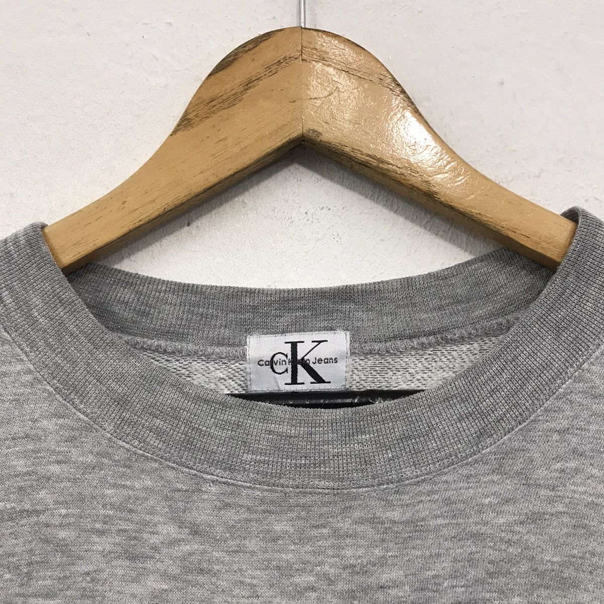Calvin Klein × Vintage Calvin Klein Sweatshirt SpellOut cK Calvin Klein Sweater Size US M / EU 48-50 / 2 - 5 Thumbnail