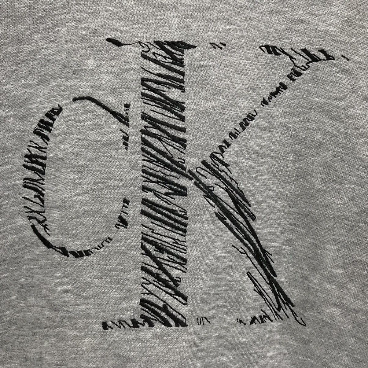 Calvin Klein × Vintage Calvin Klein Sweatshirt SpellOut cK Calvin Klein Sweater Size US M / EU 48-50 / 2 - 3 Thumbnail