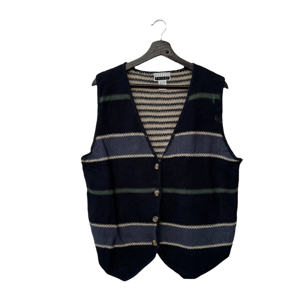 Vintage VINTAGE EXPRESS TRICOT TARTAN DESIGN STREETFASHION STYLEWEAR Size US L / EU 52-54 / 3 - 1 Thumbnail