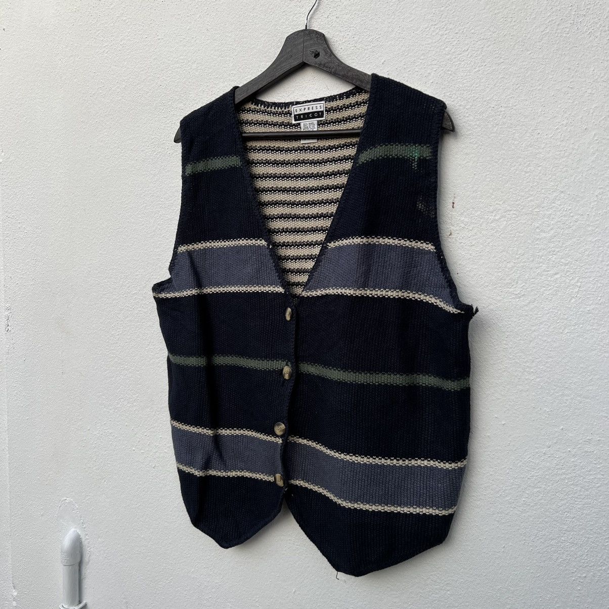 Vintage VINTAGE EXPRESS TRICOT TARTAN DESIGN STREETFASHION STYLEWEAR Size US L / EU 52-54 / 3 - 2 Thumbnail
