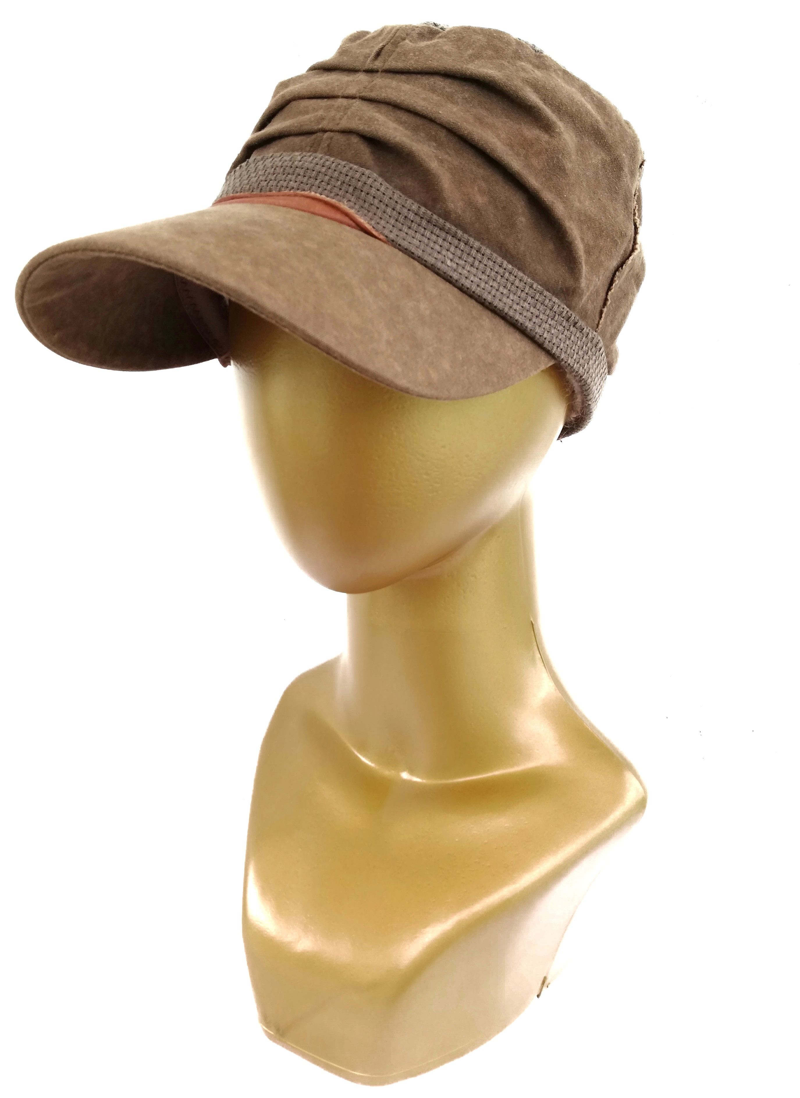 image of Ca4La Asid Wash Freedom Journey Brown Hat Cap, Men's