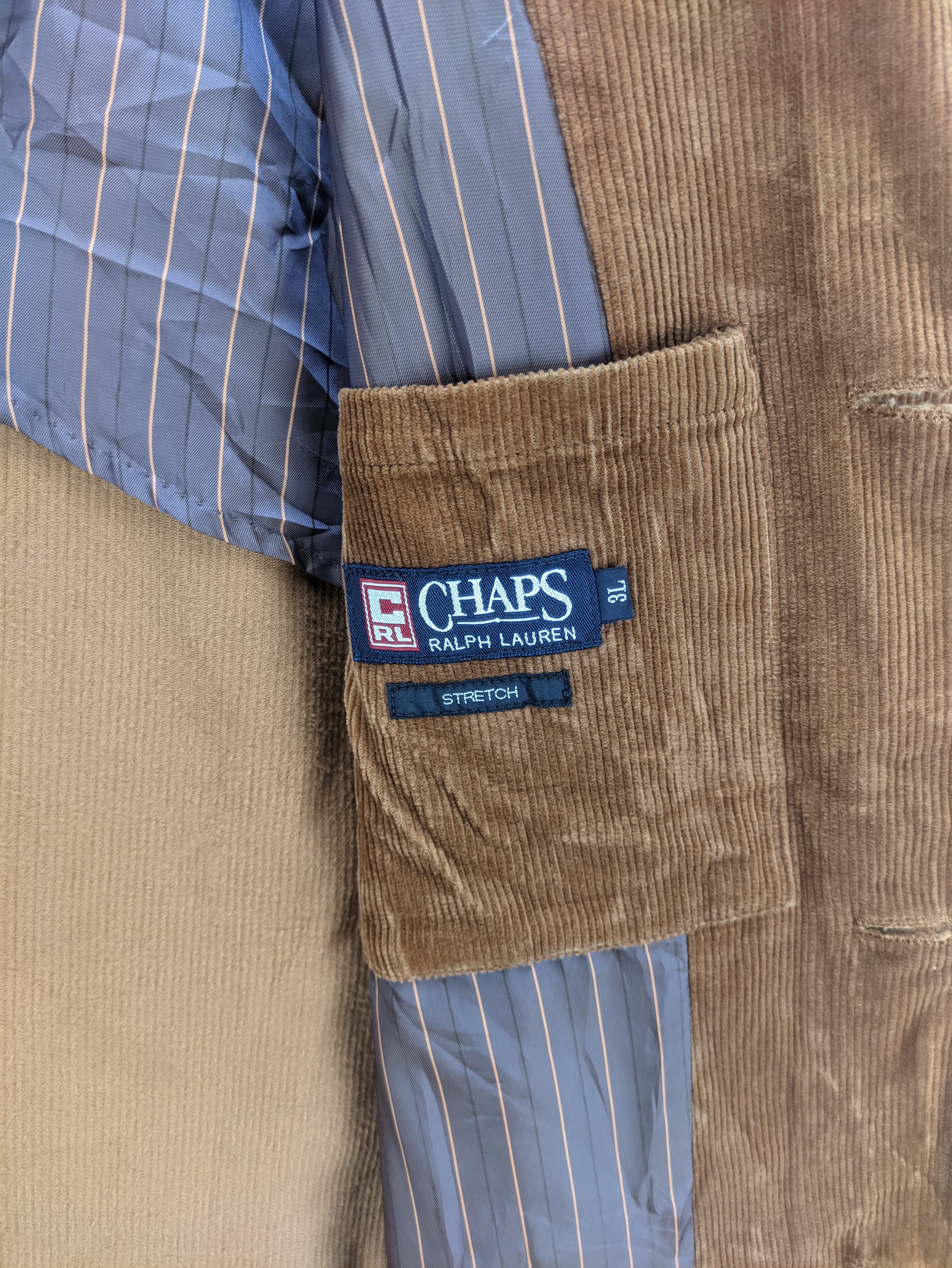 Chaps Ralph Lauren Steals🔥Vintage Corduroy Blazer Jacket by Chaps Ralph Lauren Size US XXL / EU 58 / 5 - 3 Thumbnail