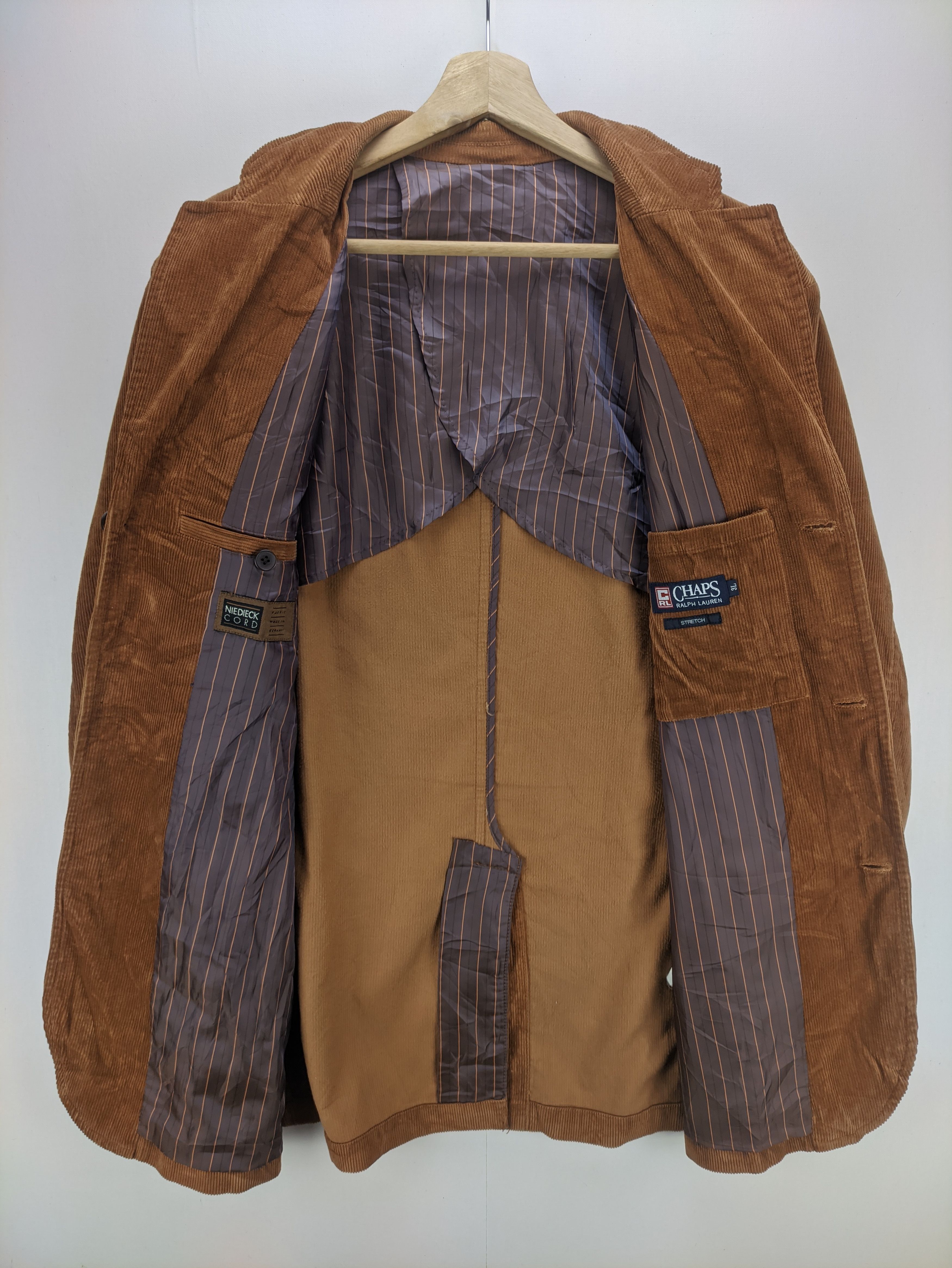 Chaps Ralph Lauren Steals🔥Vintage Corduroy Blazer Jacket by Chaps Ralph Lauren Size US XXL / EU 58 / 5 - 5 Thumbnail