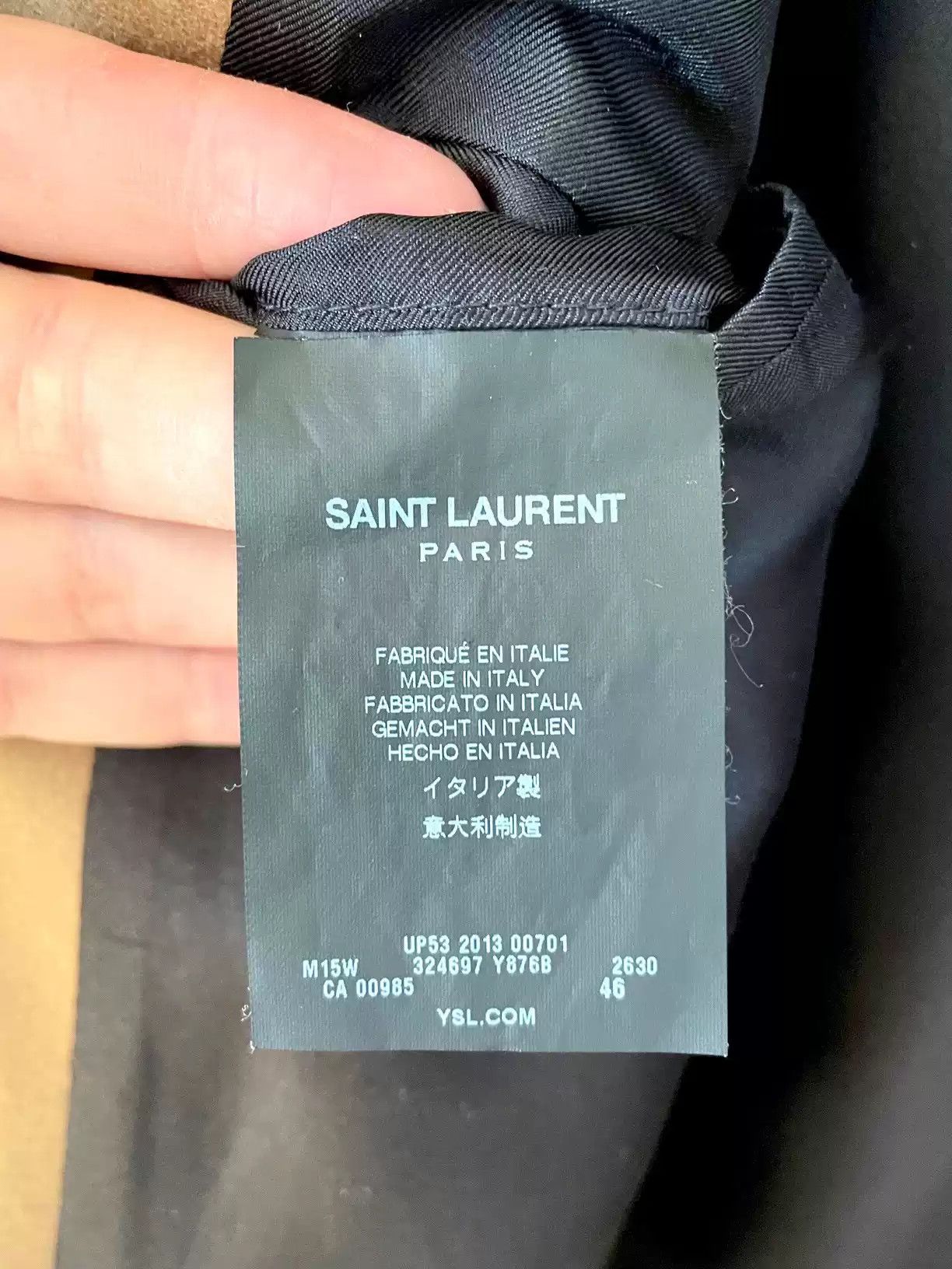 Yves Saint Laurent Saint Laurent 13Fw Hedi Slp Woolen Overcoat Size 46 Size US M / EU 48-50 / 2 - 4 Thumbnail