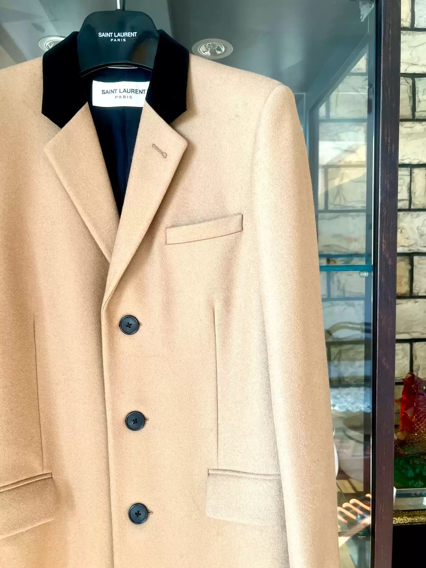 Yves Saint Laurent Saint Laurent 13Fw Hedi Slp Woolen Overcoat Size 46 Size US M / EU 48-50 / 2 - 1 Thumbnail