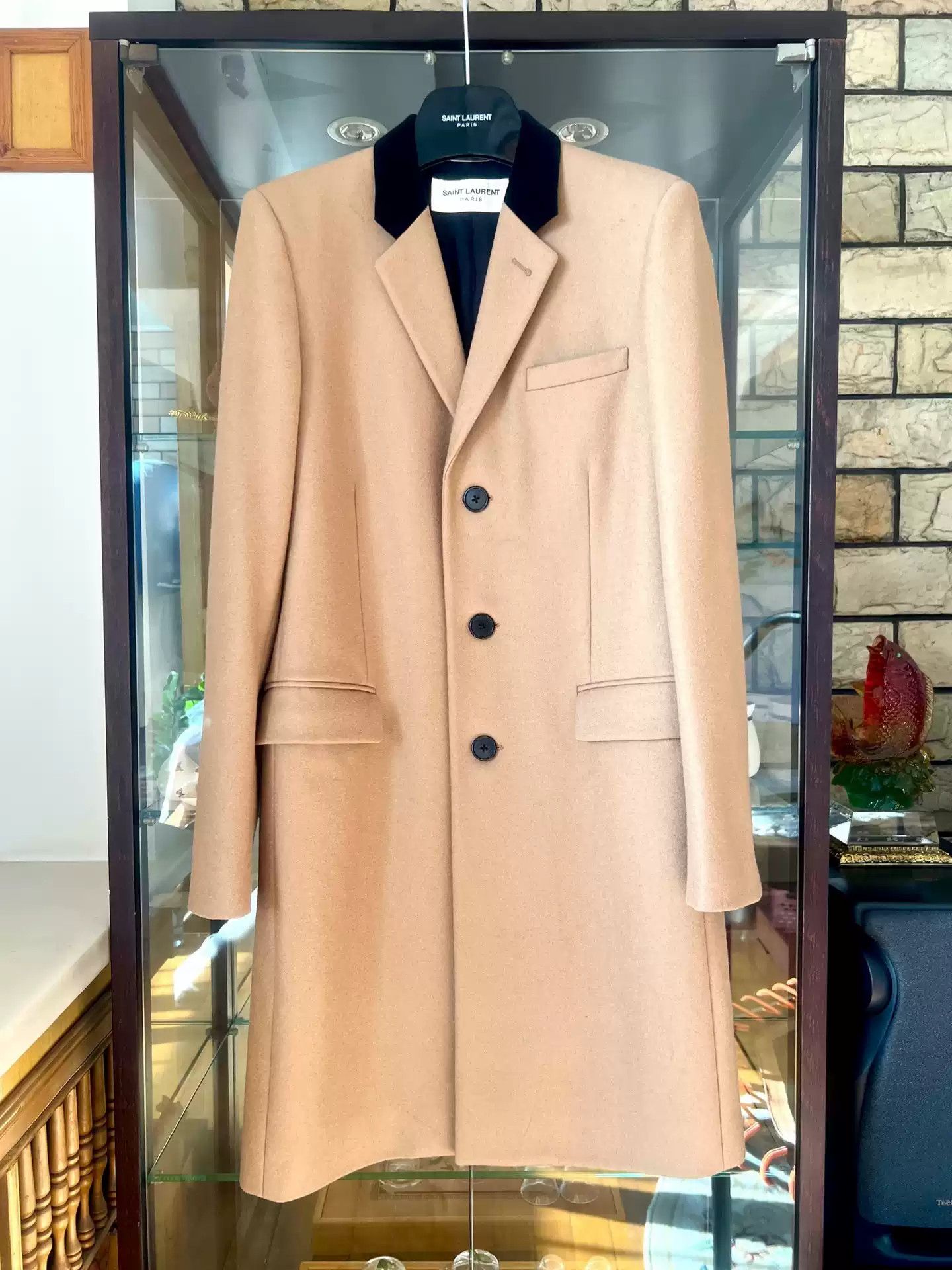 Yves Saint Laurent Saint Laurent 13Fw Hedi Slp Woolen Overcoat Size 46 Size US M / EU 48-50 / 2 - 3 Thumbnail