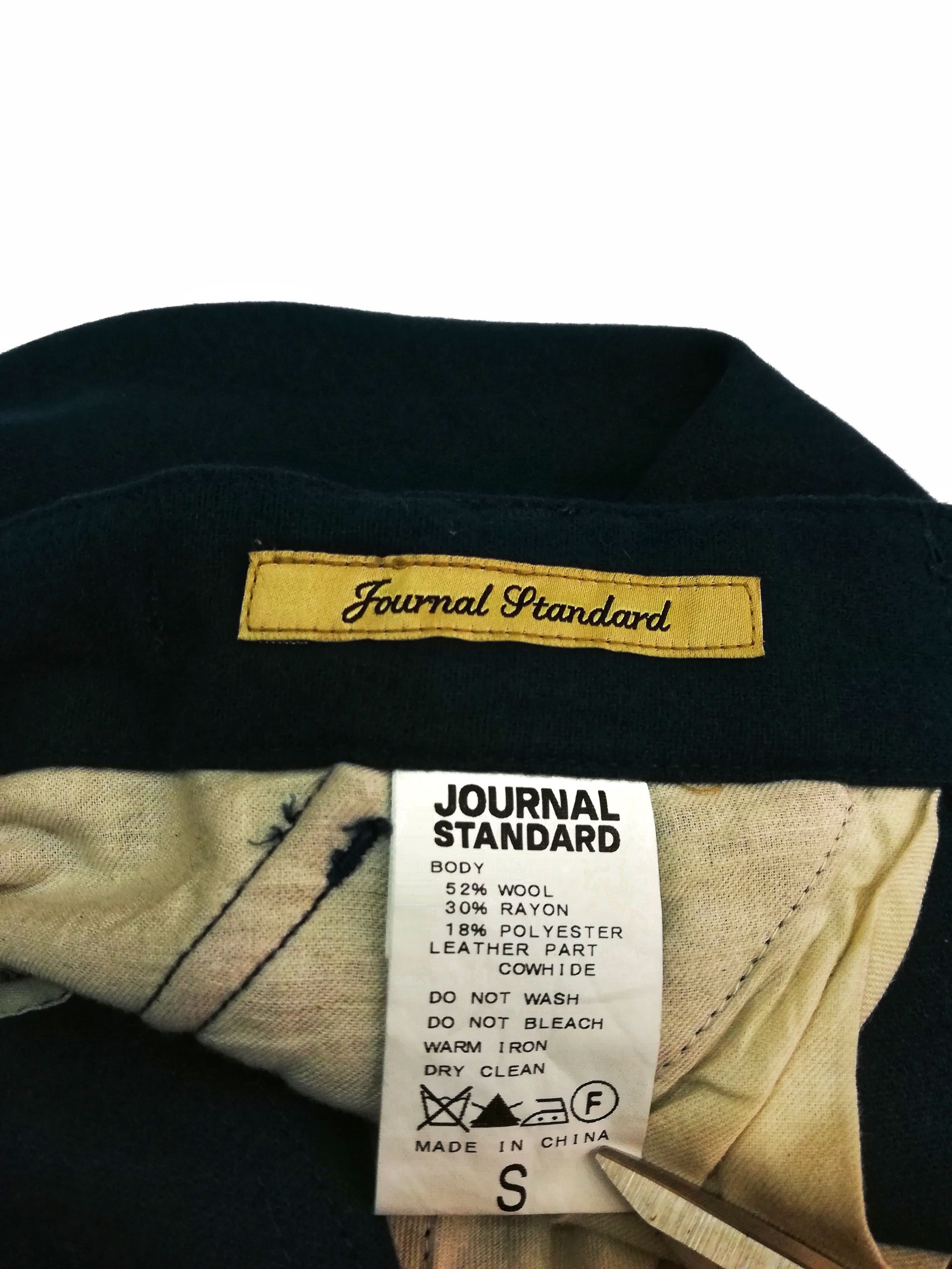 Japanese Brand × Journal Standard 🔥Very Rare Journal Standard Wool Casual Trousers Pants🔥 Size US 30 / EU 46 - 15 Thumbnail