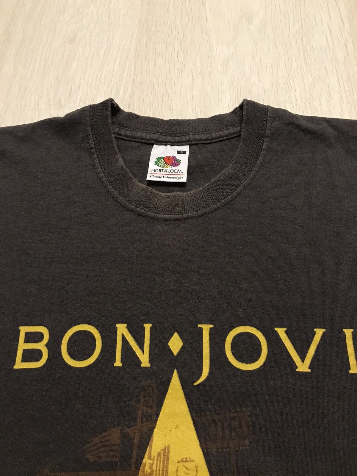 Band Tees Mens Vintage T Shirt Bon Jovi 2007 Tour Size Size US S / EU 44-46 / 1 - 3 Thumbnail