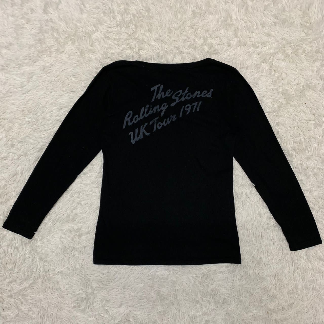 The Rolling Stones Vintage 2011 Rollong stone UK Tours 1971 long sleeves Size S / US 4 / IT 40 - 2 Thumbnail
