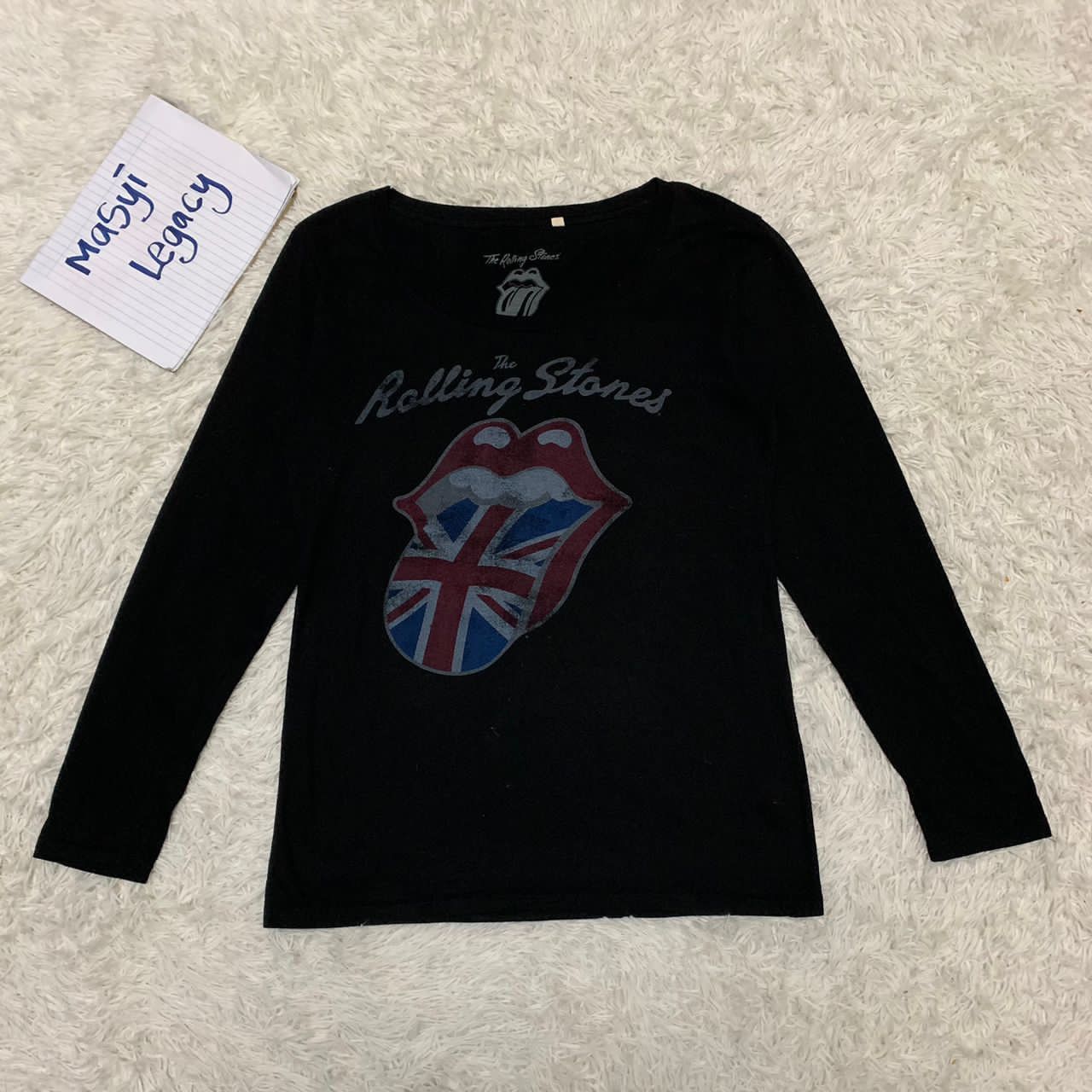 The Rolling Stones Vintage 2011 Rollong stone UK Tours 1971 long sleeves Size S / US 4 / IT 40 - 1 Thumbnail