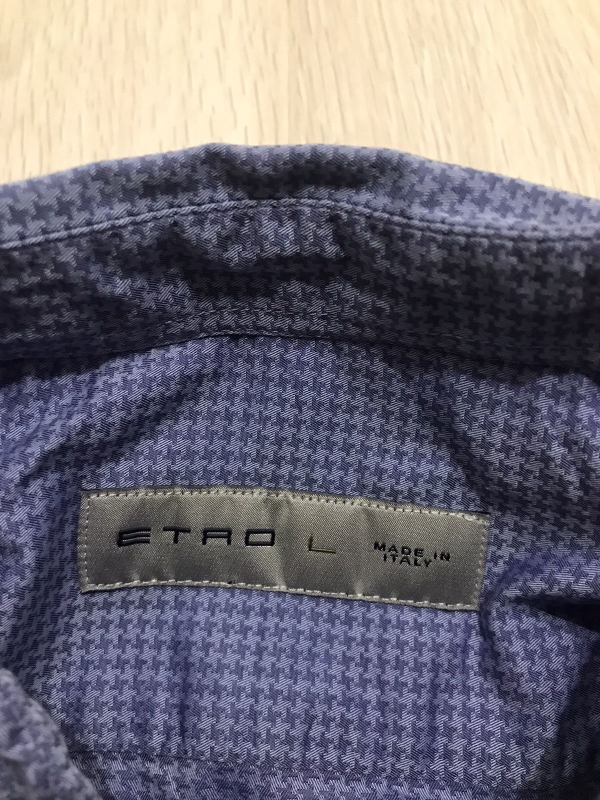 Etro Etro Blue Shirt Size L-XL Size US L / EU 52-54 / 3 - 3 Thumbnail
