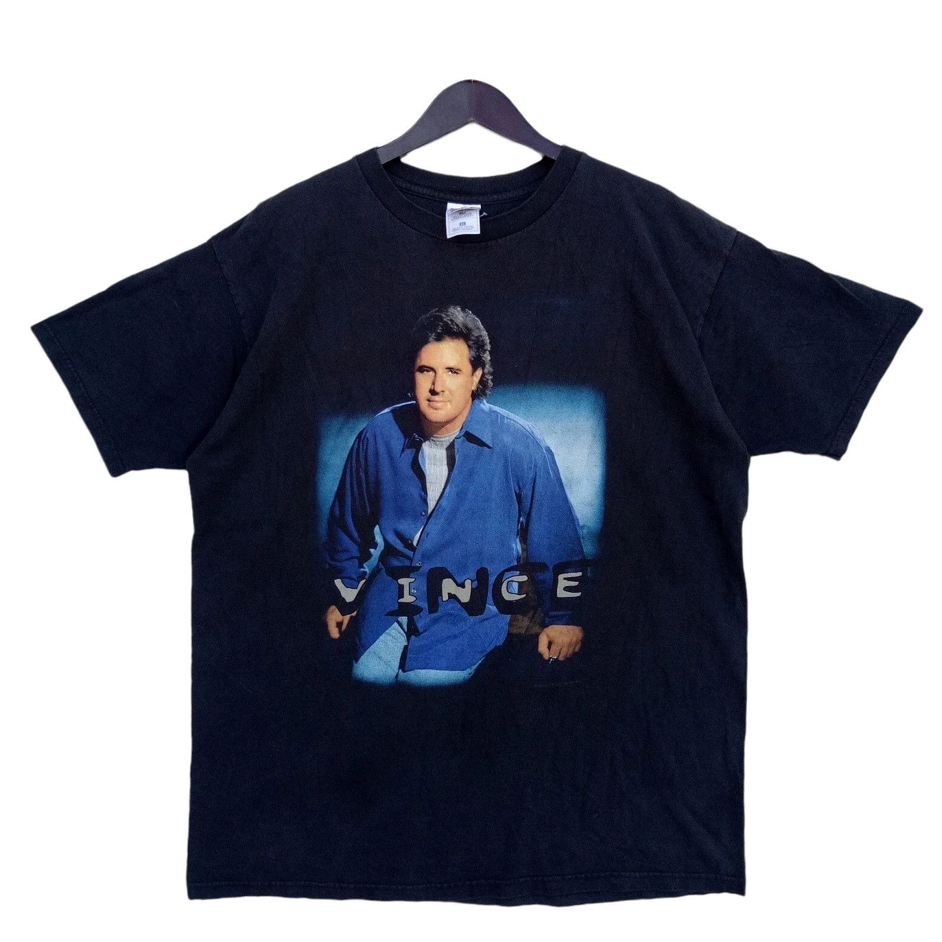 Band Tees 💥Vintage VINCE Gill VG Country Music rare tour tee shirt Size US XL / EU 56 / 4 - 1 Thumbnail