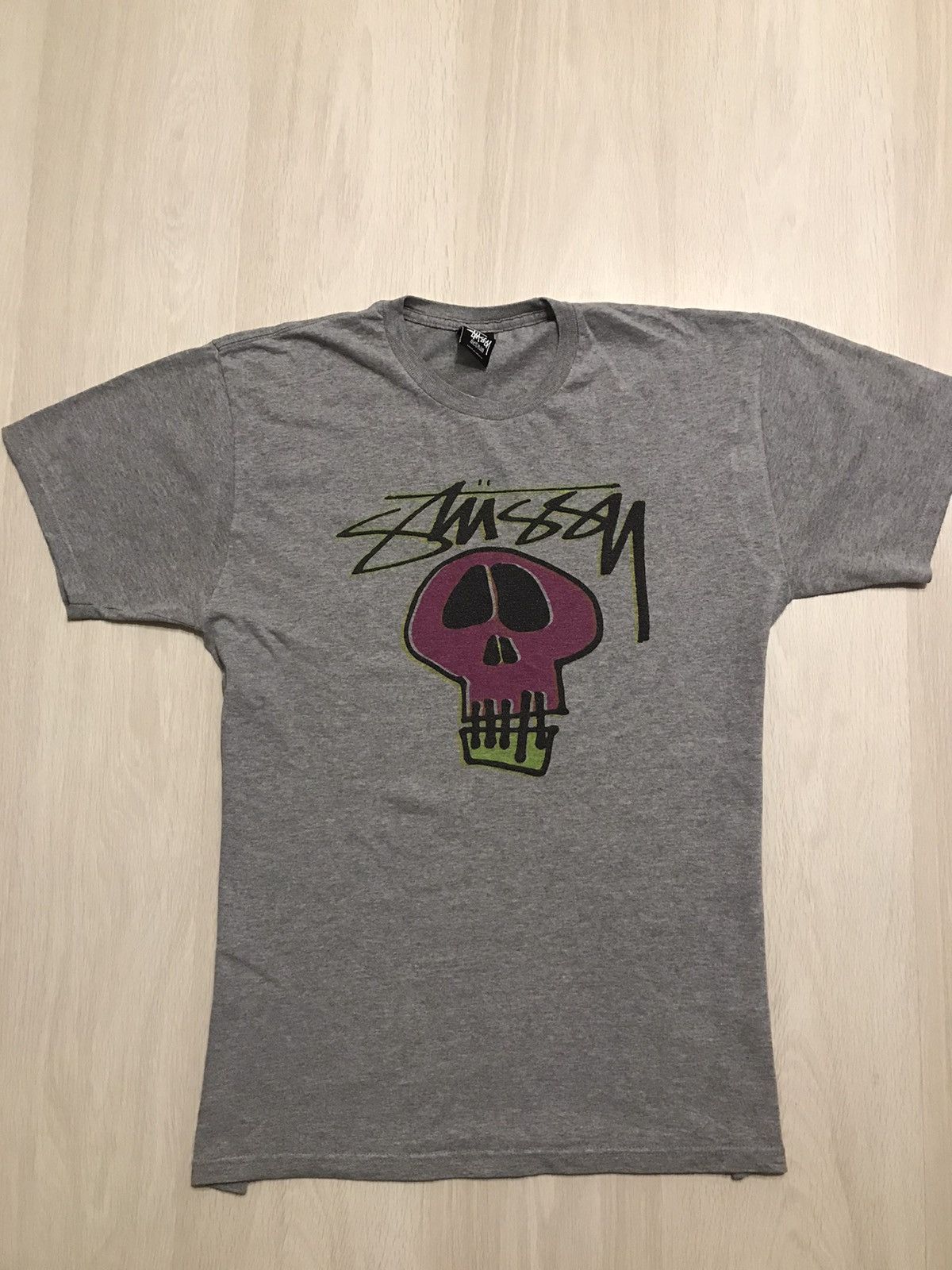 Stussy Vintage 2000’s Stussy Skull T-shirt Size US M / EU 48-50 / 2 - 1 Thumbnail