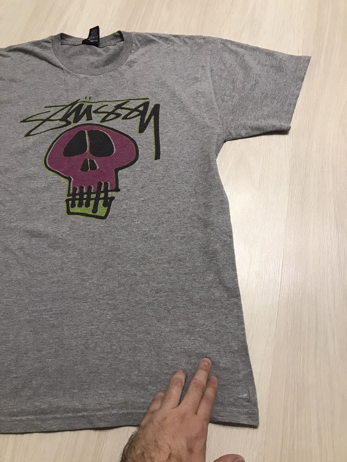 Stussy Vintage 2000’s Stussy Skull T-shirt Size US M / EU 48-50 / 2 - 8 Thumbnail