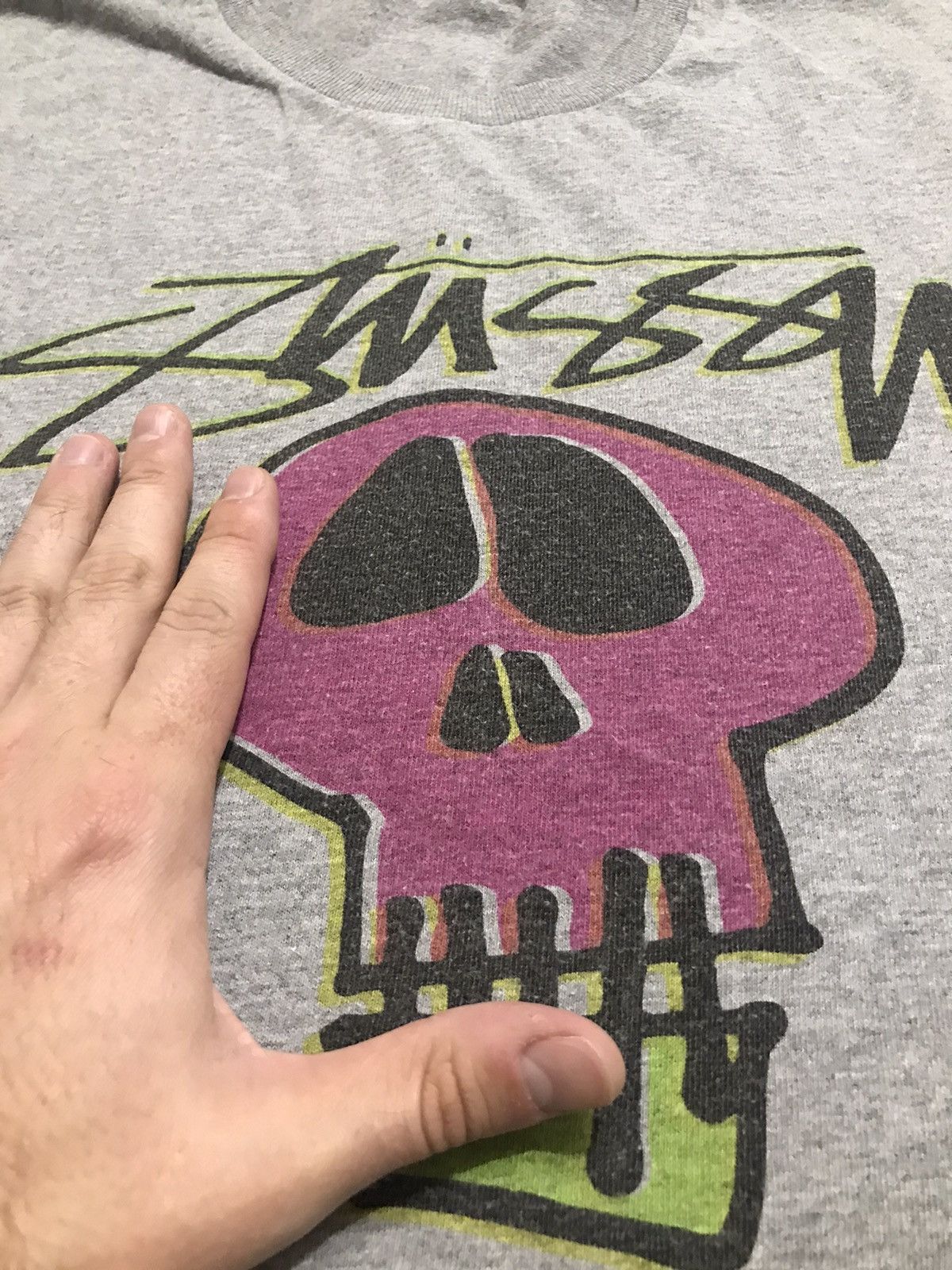 Stussy Vintage 2000’s Stussy Skull T-shirt Size US M / EU 48-50 / 2 - 5 Thumbnail