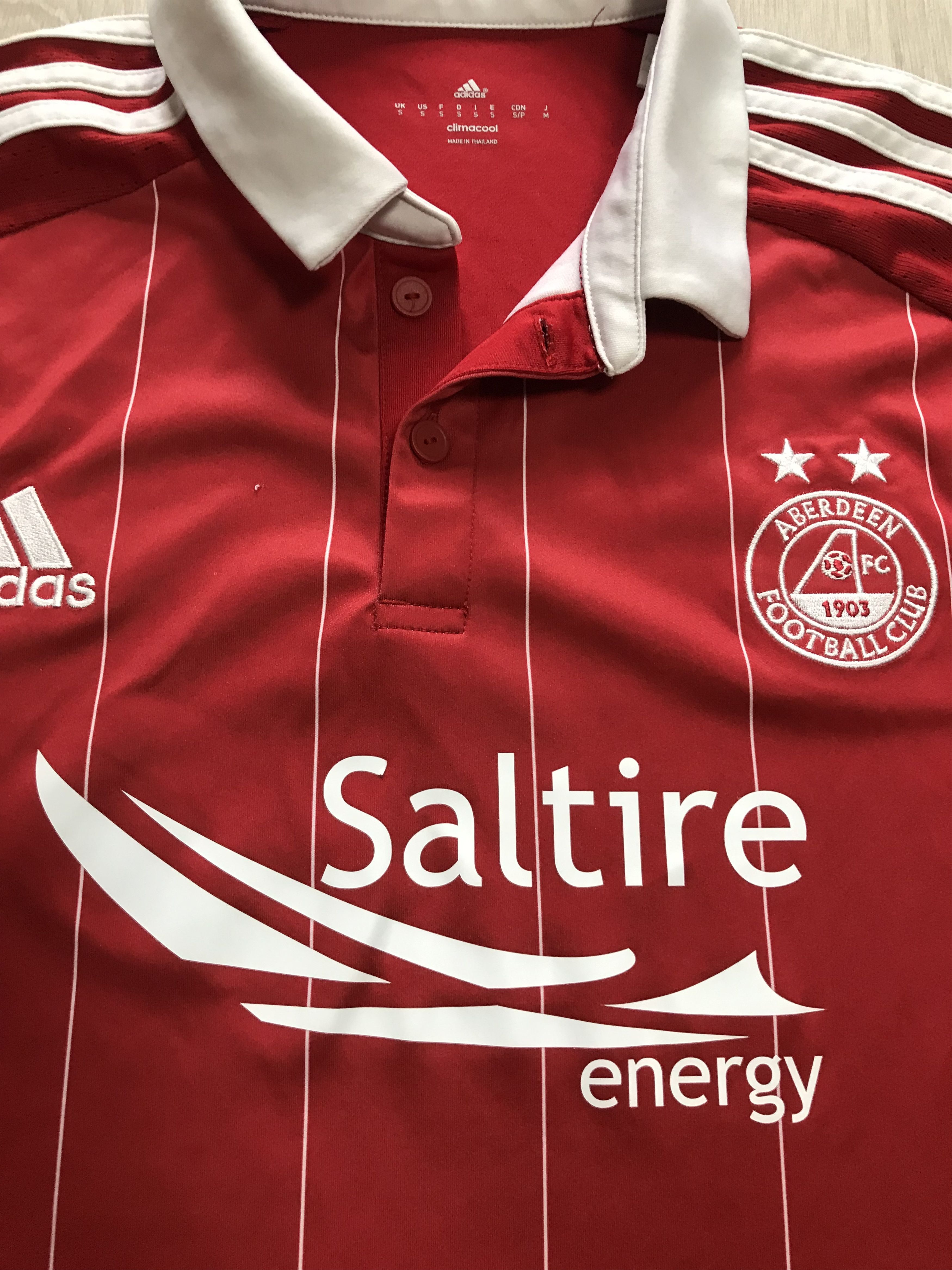 Adidas Adidas Jersey Aberdeen FC 2016 S size Size US S / EU 44-46 / 1 - 4 Thumbnail