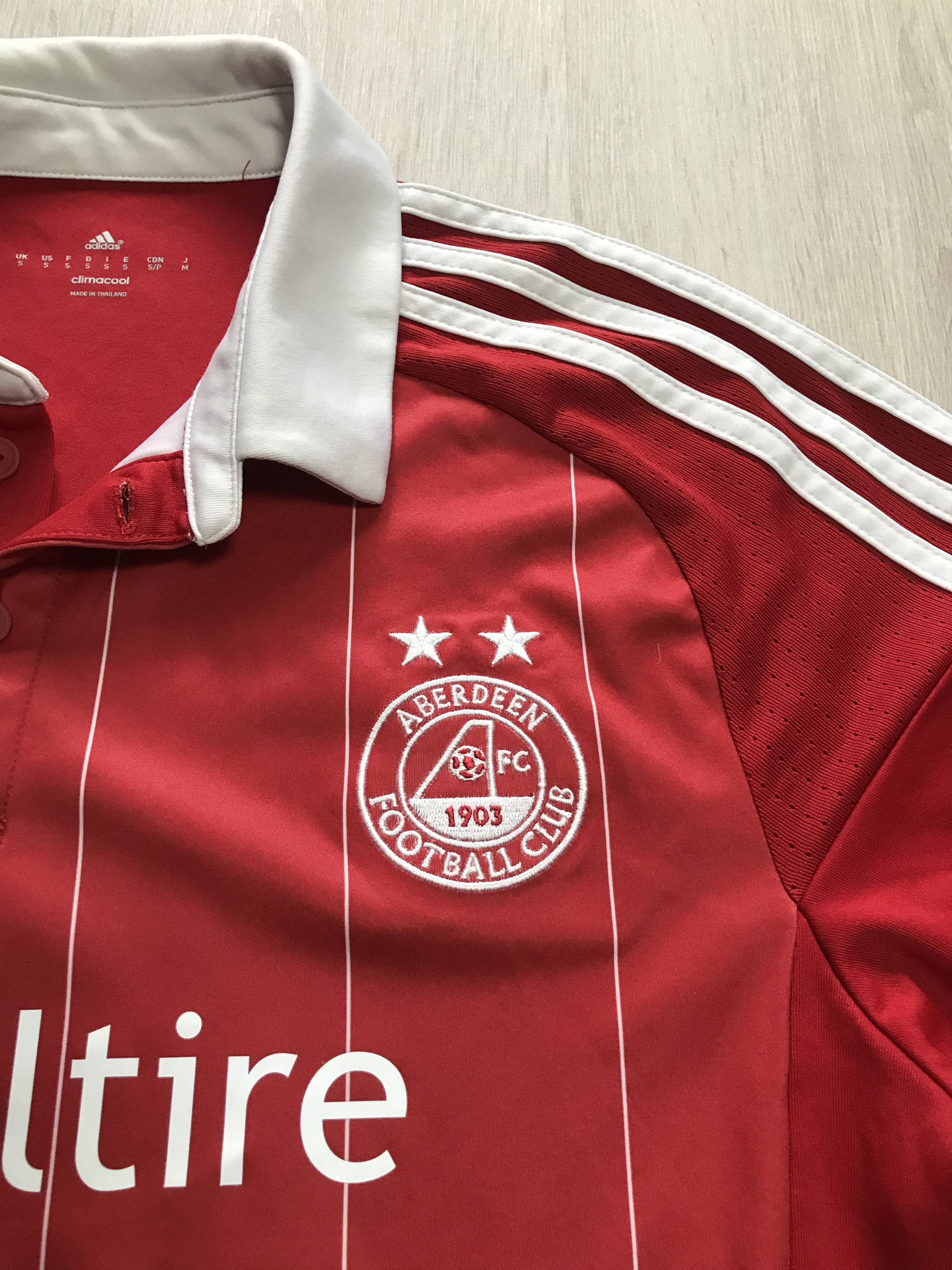 Adidas Adidas Jersey Aberdeen FC 2016 S size Size US S / EU 44-46 / 1 - 2 Thumbnail