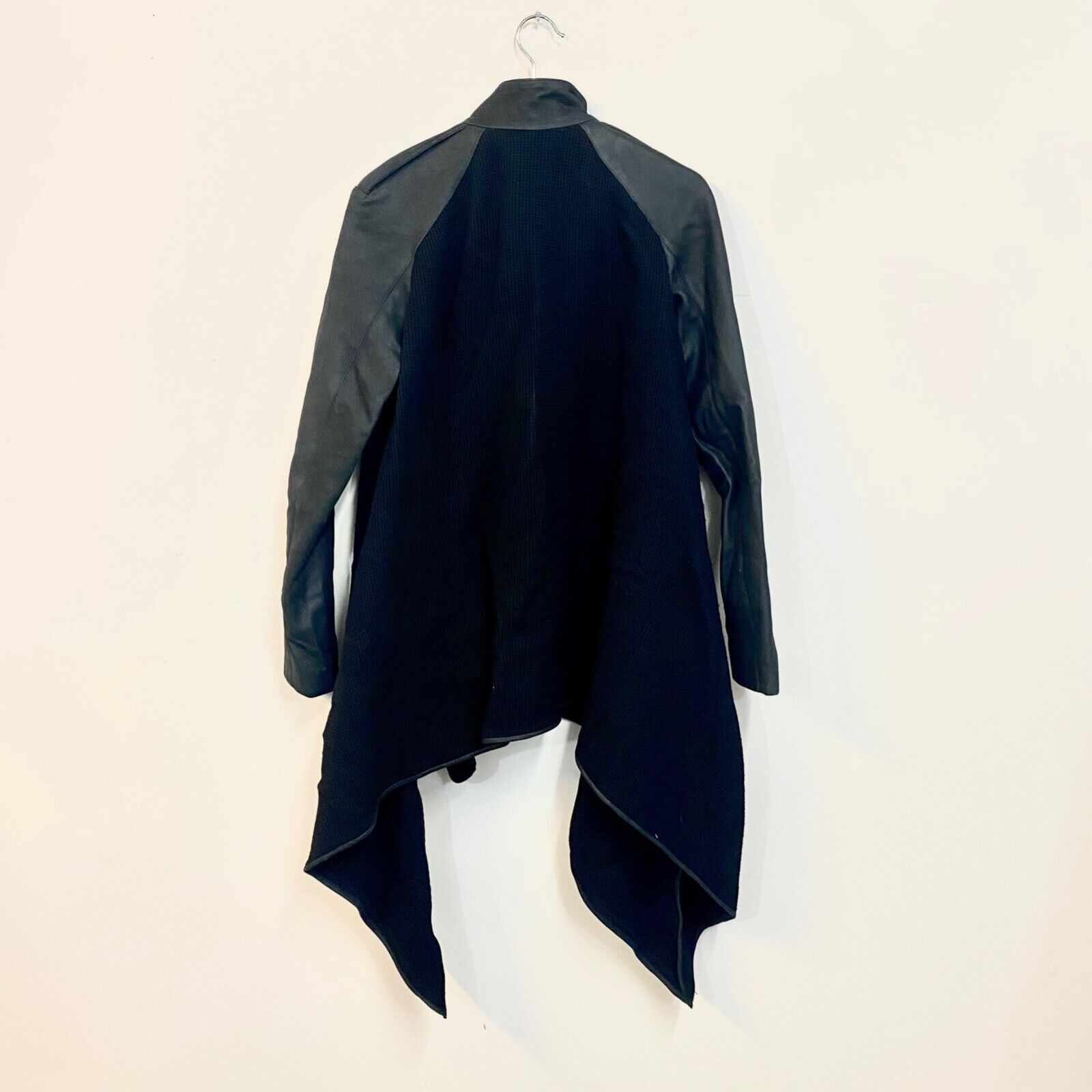 Designer × Gareth Pugh Gareth Pugh Olmar & Mirta Longline Zipper Leather Jacket Size S / US 4 / IT 40 - 2 Thumbnail