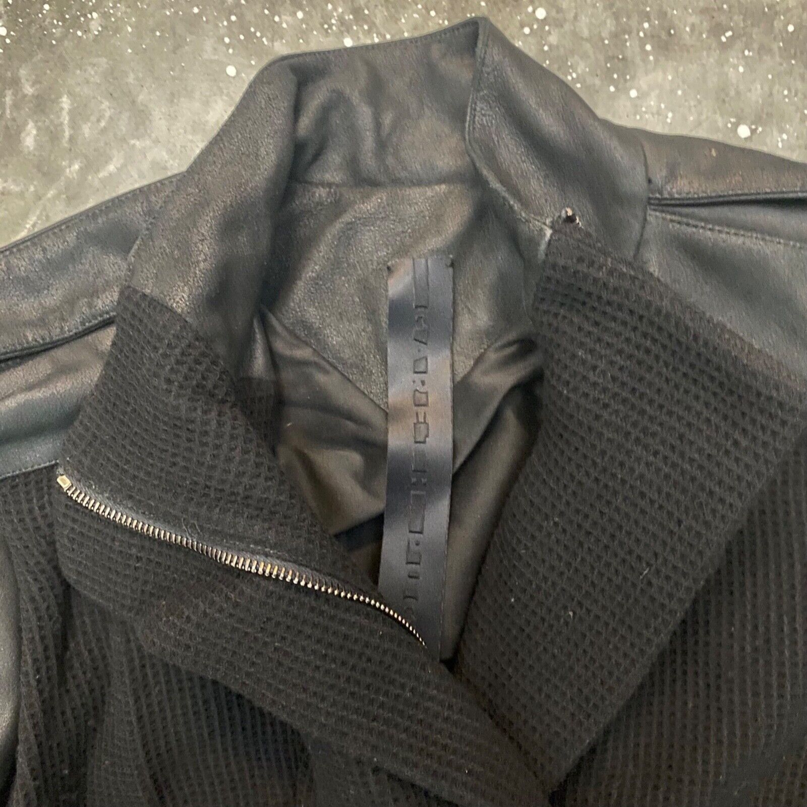 Designer × Gareth Pugh Gareth Pugh Olmar & Mirta Longline Zipper Leather Jacket Size S / US 4 / IT 40 - 4 Thumbnail