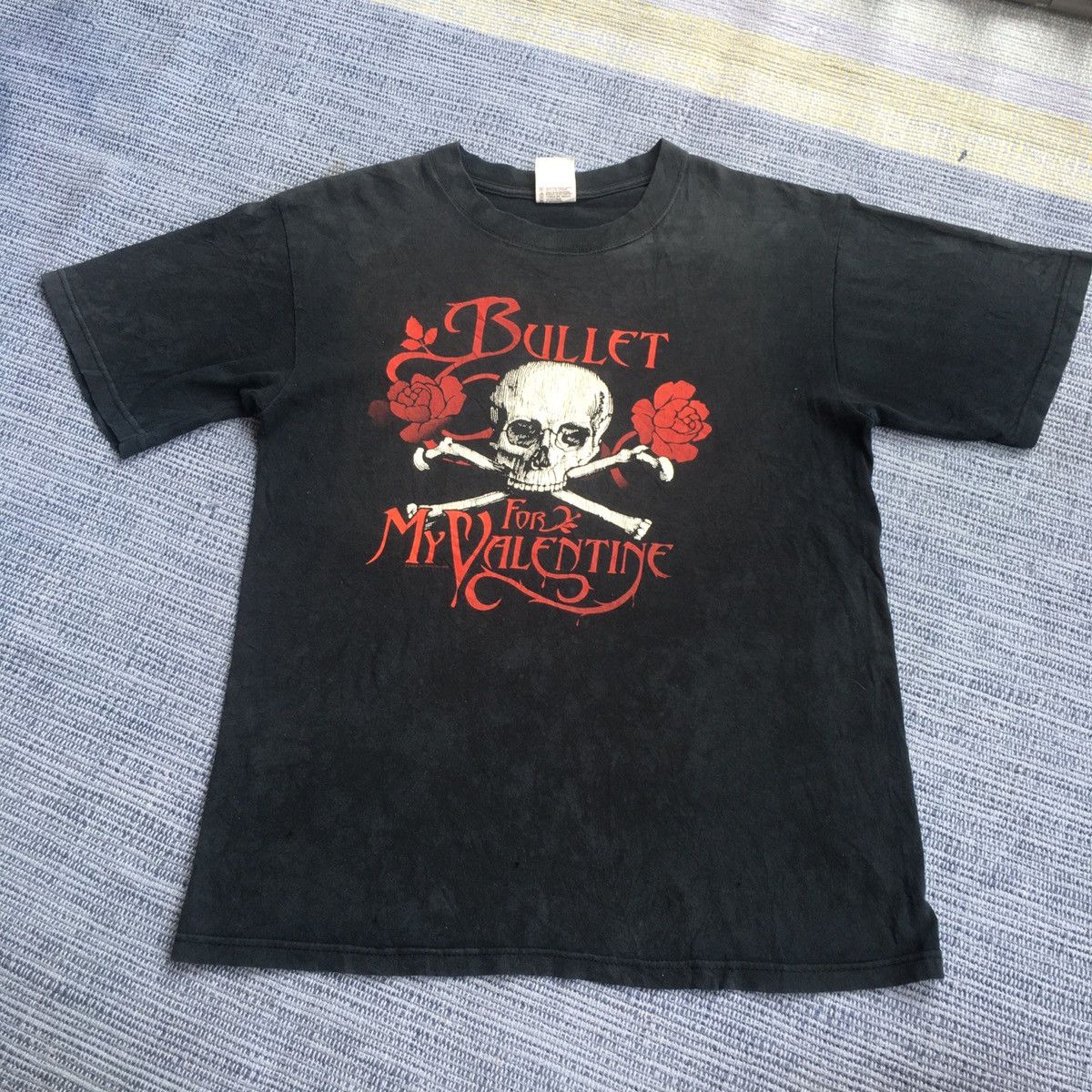 Image of Band Tees x Vintage ‘00 Bullet For My Valentine Band in Black, Men's (Size Small)