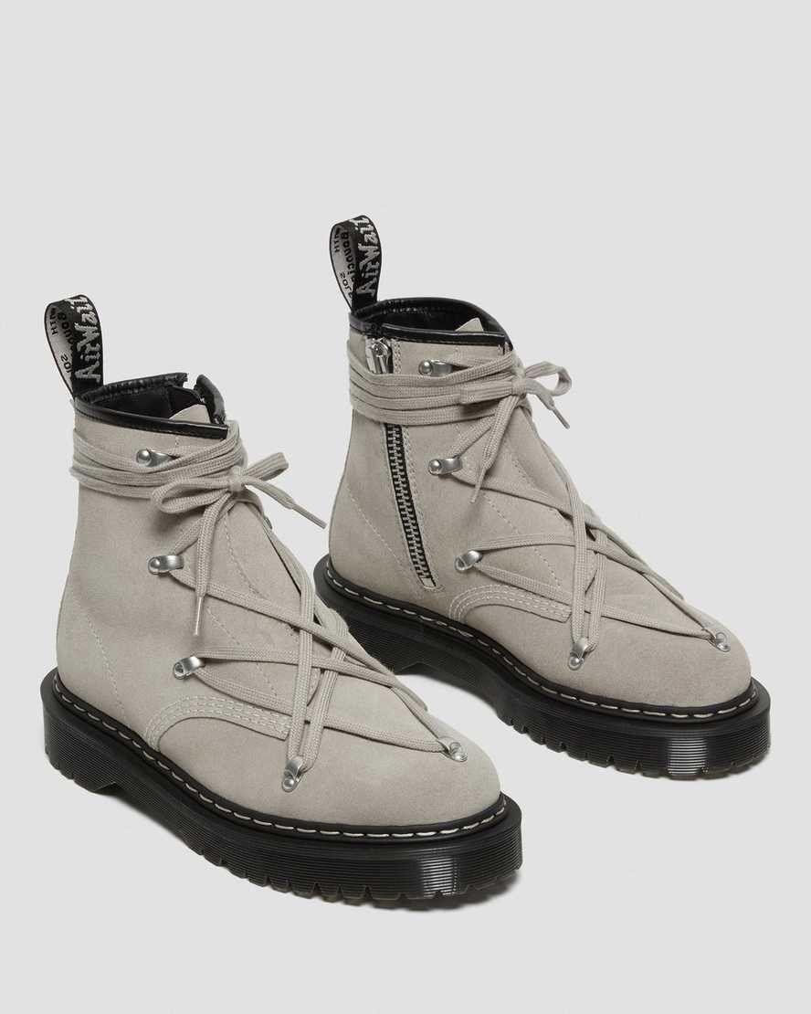 Dr. Martens × Rick Owens Rick Owens x Dr. Martens Bex 1460 Suede Size US 7.5 / IT 37.5 - 2 Thumbnail