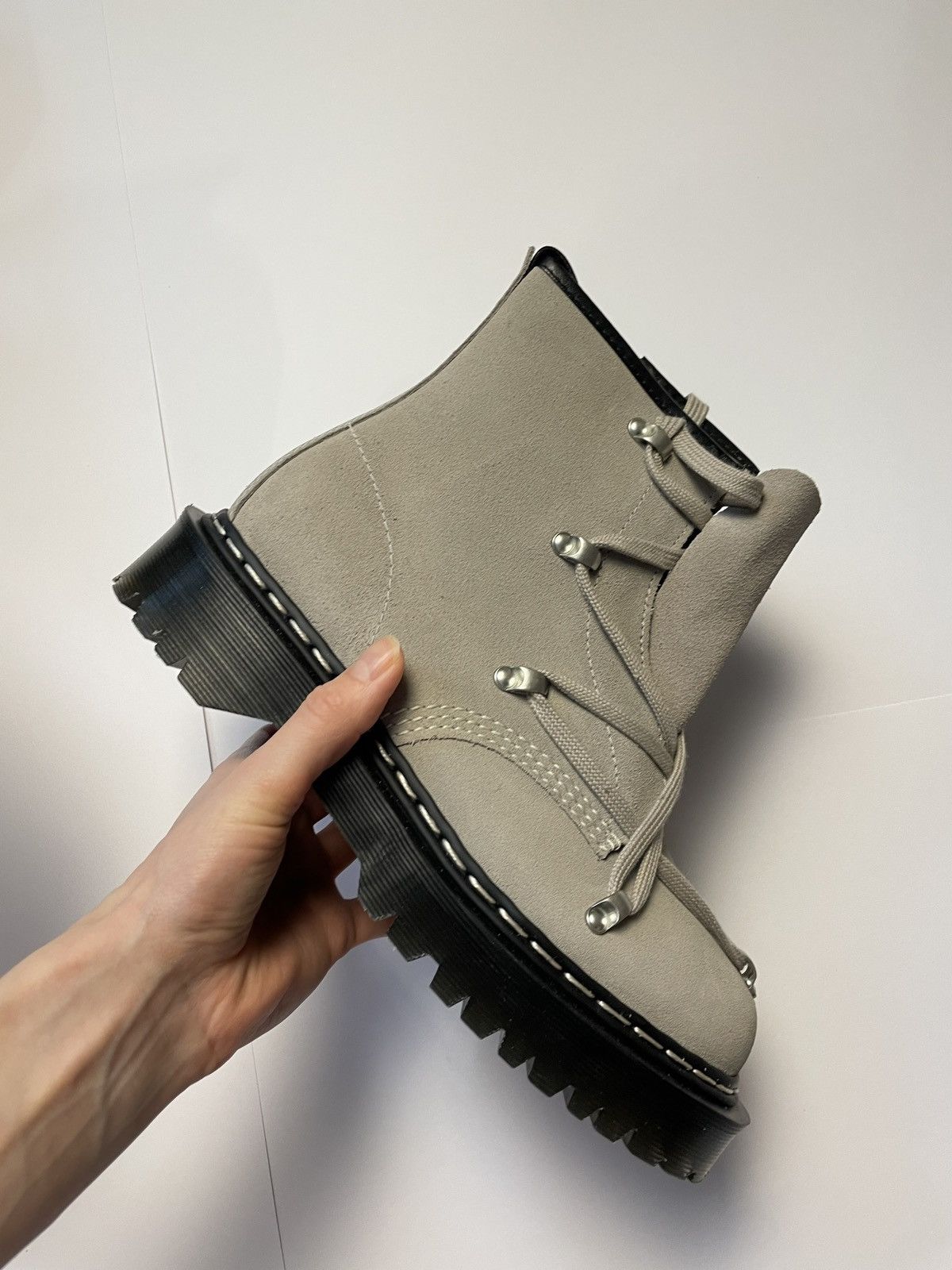 Dr. Martens × Rick Owens Rick Owens x Dr. Martens Bex 1460 Suede Size US 7.5 / IT 37.5 - 10 Thumbnail