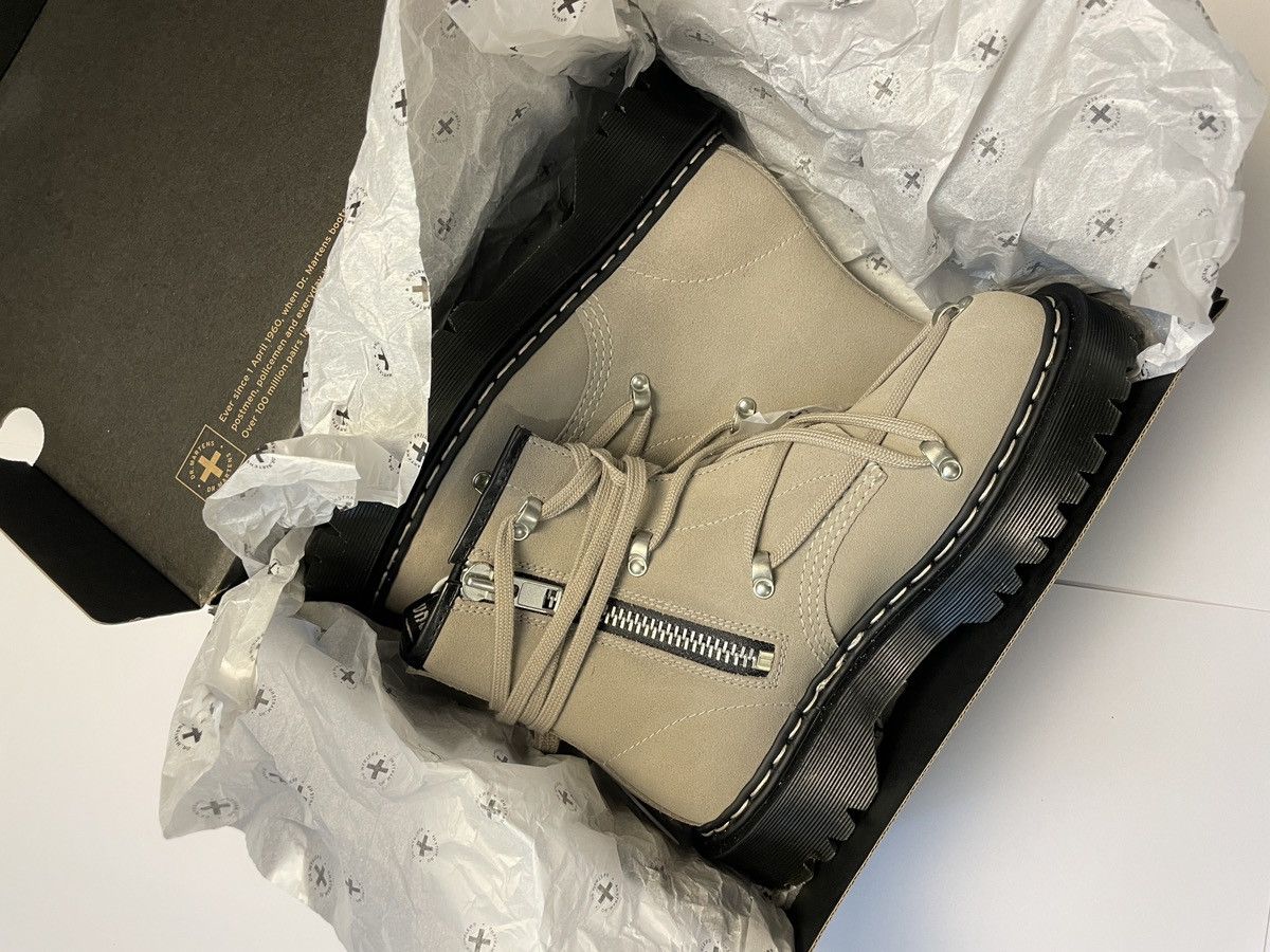 Dr. Martens × Rick Owens Rick Owens x Dr. Martens Bex 1460 Suede Size US 7.5 / IT 37.5 - 4 Thumbnail
