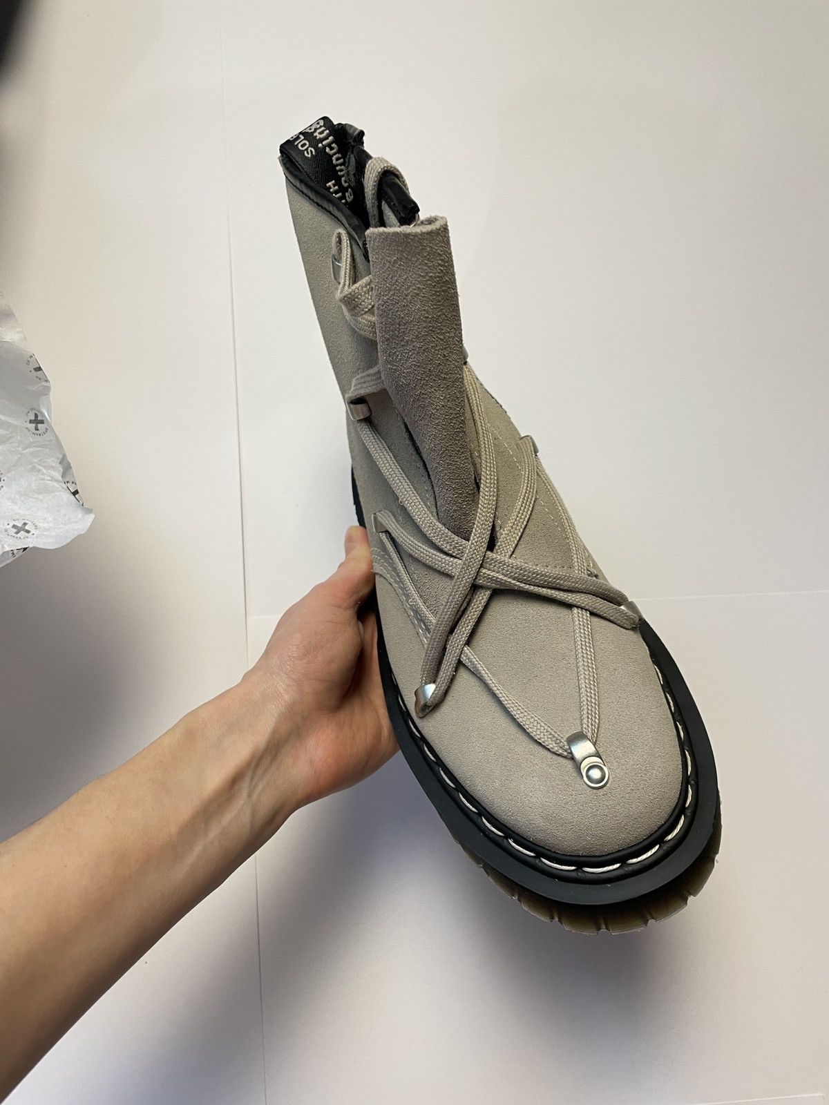 Dr. Martens × Rick Owens Rick Owens x Dr. Martens Bex 1460 Suede Size US 7.5 / IT 37.5 - 6 Thumbnail
