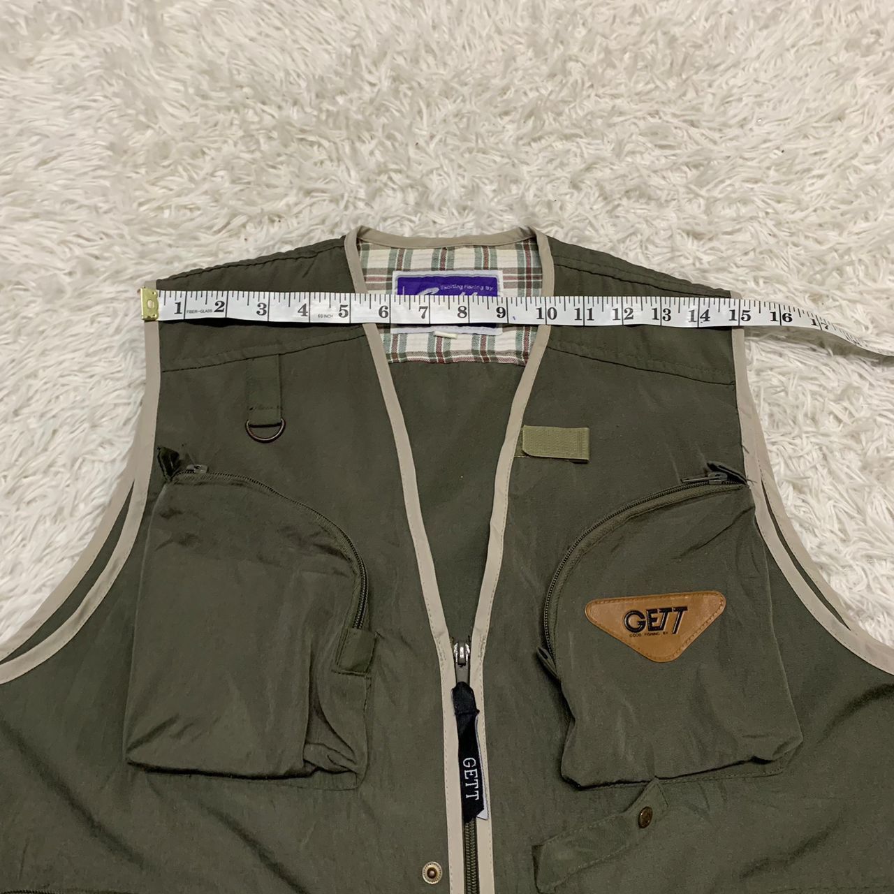 Japanese Brand Gett cargo style pockets vest Size US L / EU 52-54 / 3 - 4 Thumbnail