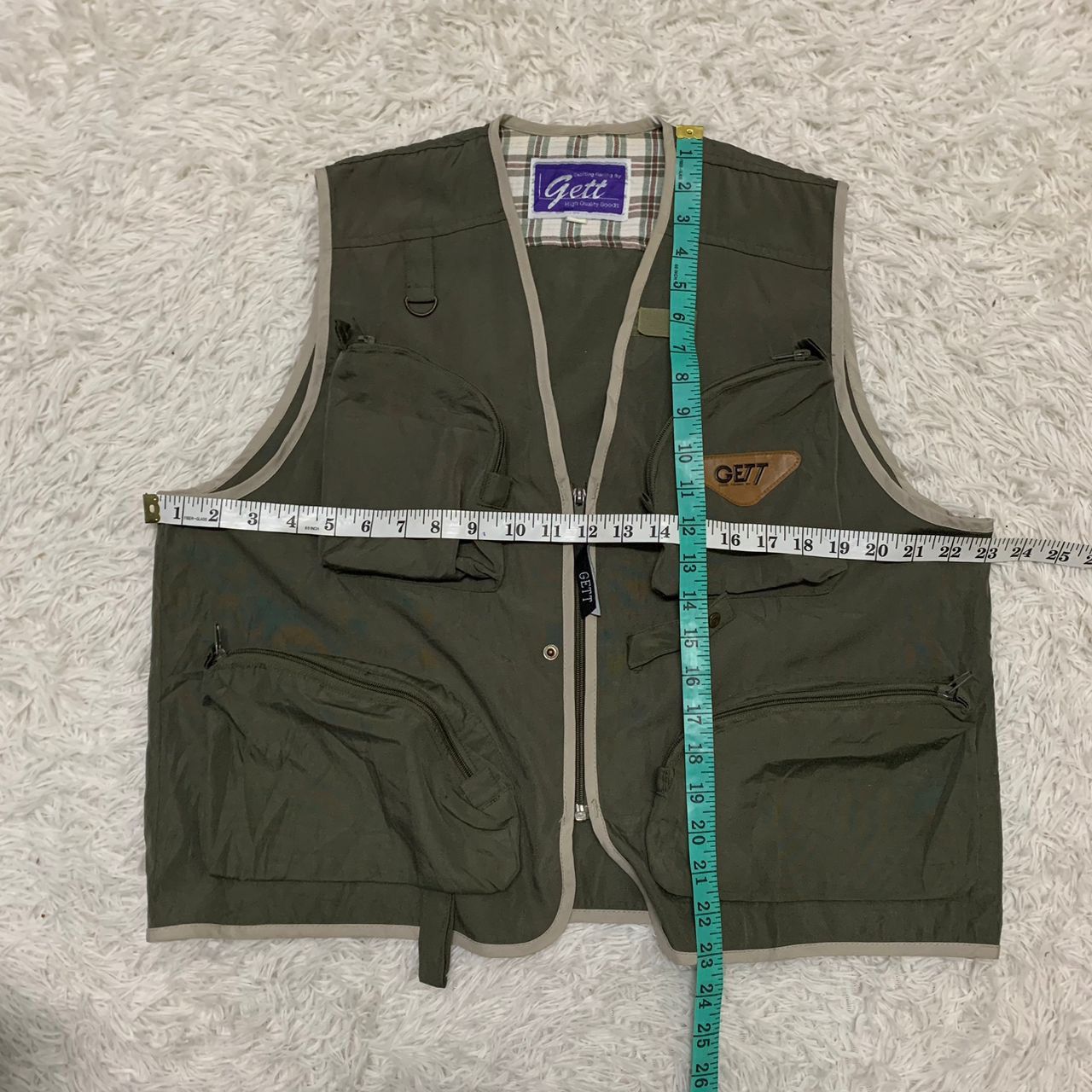 Japanese Brand Gett cargo style pockets vest Size US L / EU 52-54 / 3 - 3 Thumbnail