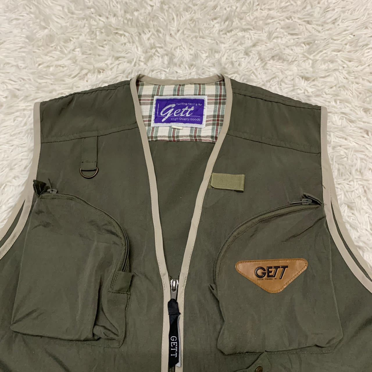 Japanese Brand Gett cargo style pockets vest Size US L / EU 52-54 / 3 - 5 Thumbnail