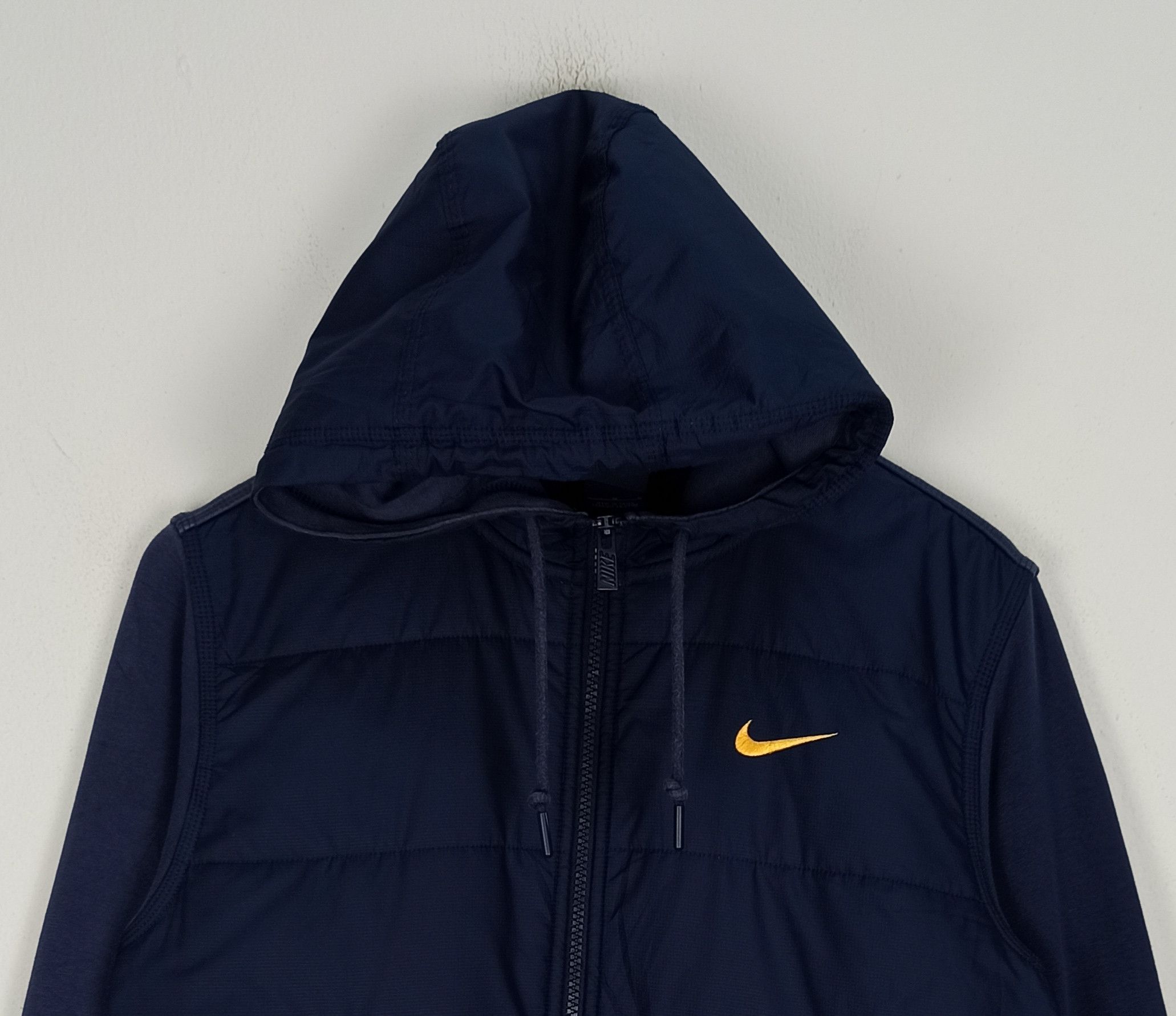 Nike Rare Nike Sweater Hoodie Puffer Blue Colour Size US M / EU 48-50 / 2 - 2 Thumbnail