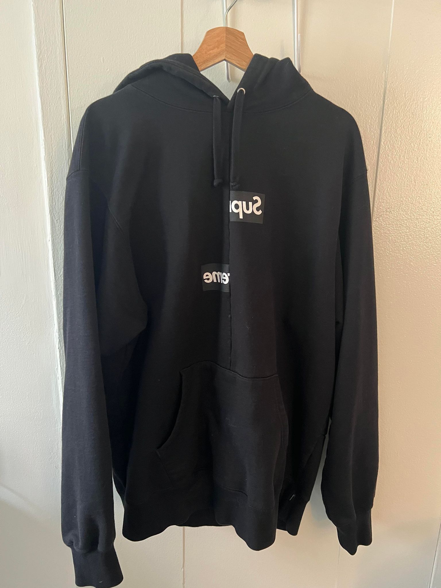 Supreme CDG Split Box Logo Hoodie XL Tops