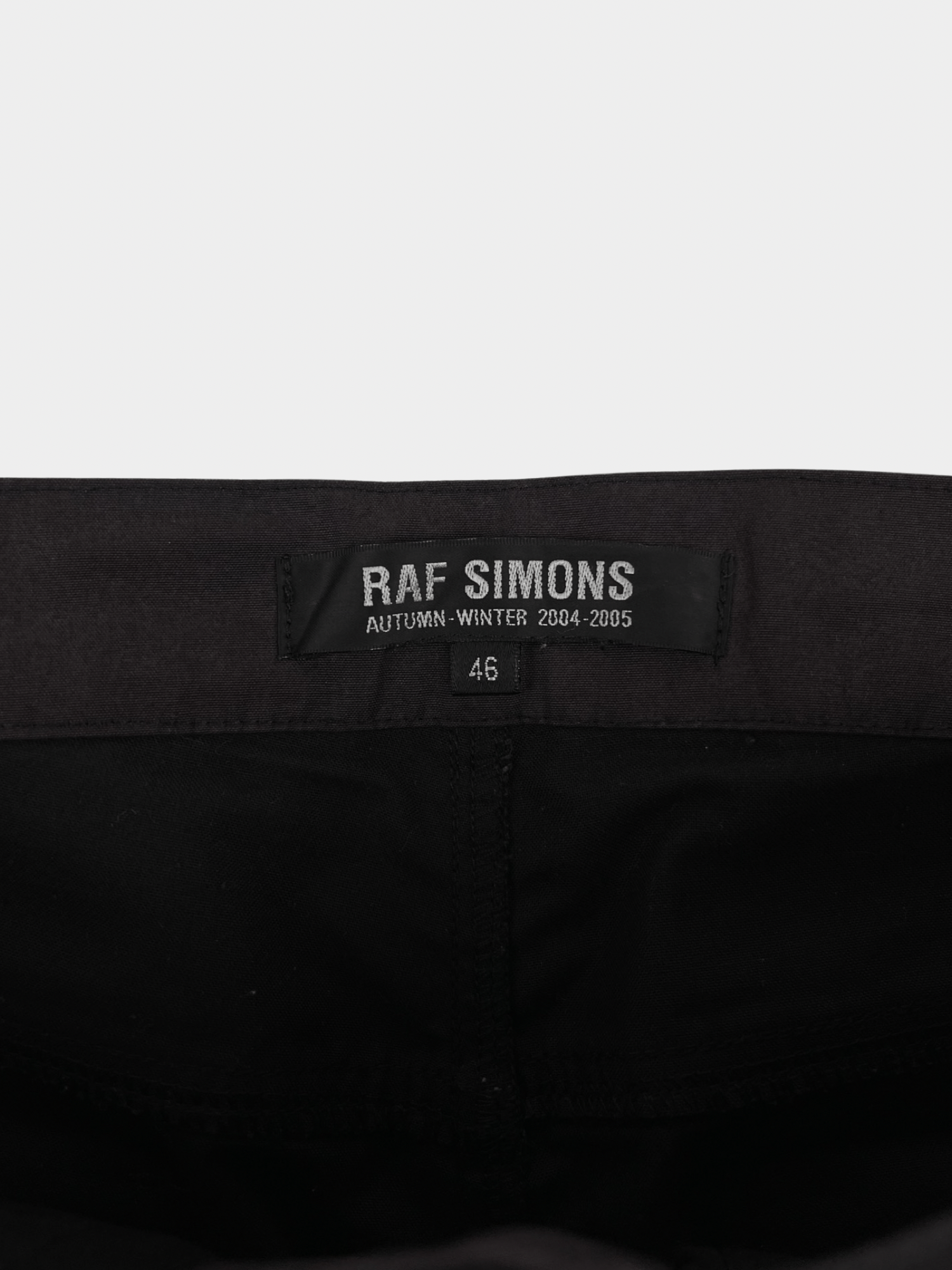 Raf Simons AW2004 “Waves” Inversed Zip Oiled Pants Size US 29 - 4 Thumbnail