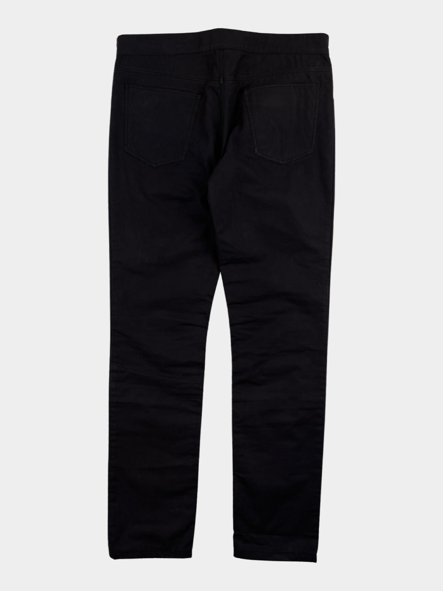 Raf Simons AW2004 “Waves” Inversed Zip Oiled Pants Size US 29 - 2 Thumbnail