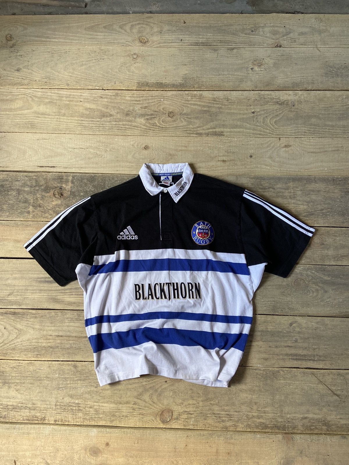 Adidas × Rugby By Rl × Soccer Jersey Vintage Adidas Bath Rugby Black ...