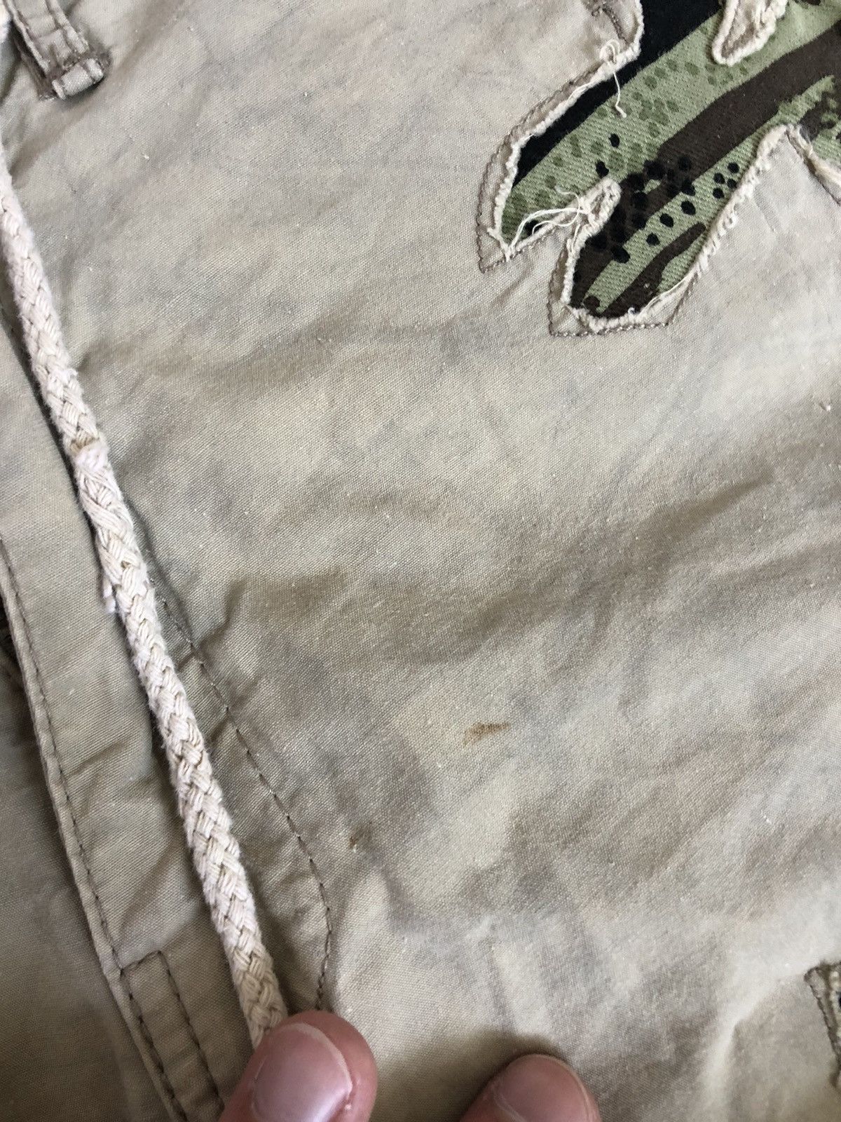 20471120 × Japanese Brand Vintage Y2K Distressed Camo Japanese Baggy Parachute Pants Size US 34 / EU 50 - 7 Thumbnail