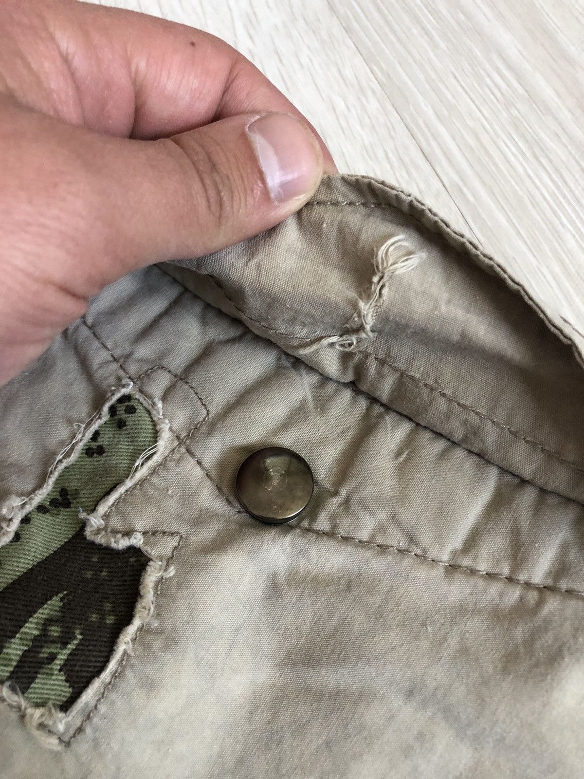 20471120 × Japanese Brand Vintage Y2K Distressed Camo Japanese Baggy Parachute Pants Size US 34 / EU 50 - 8 Thumbnail