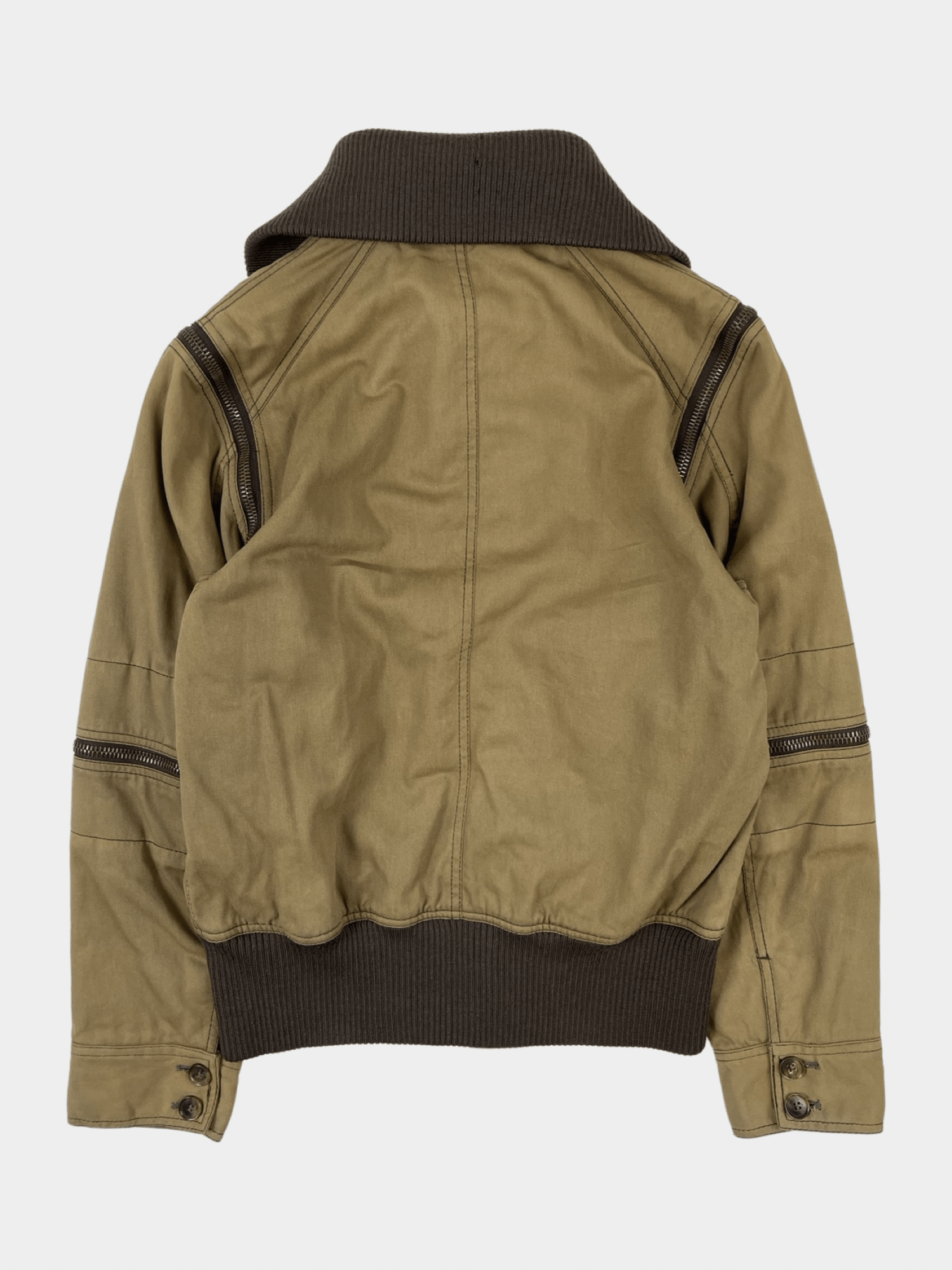 Dolce & Gabbana AW2003 Military Zip Jacket Size US S / EU 44-46 / 1 - 3 Thumbnail
